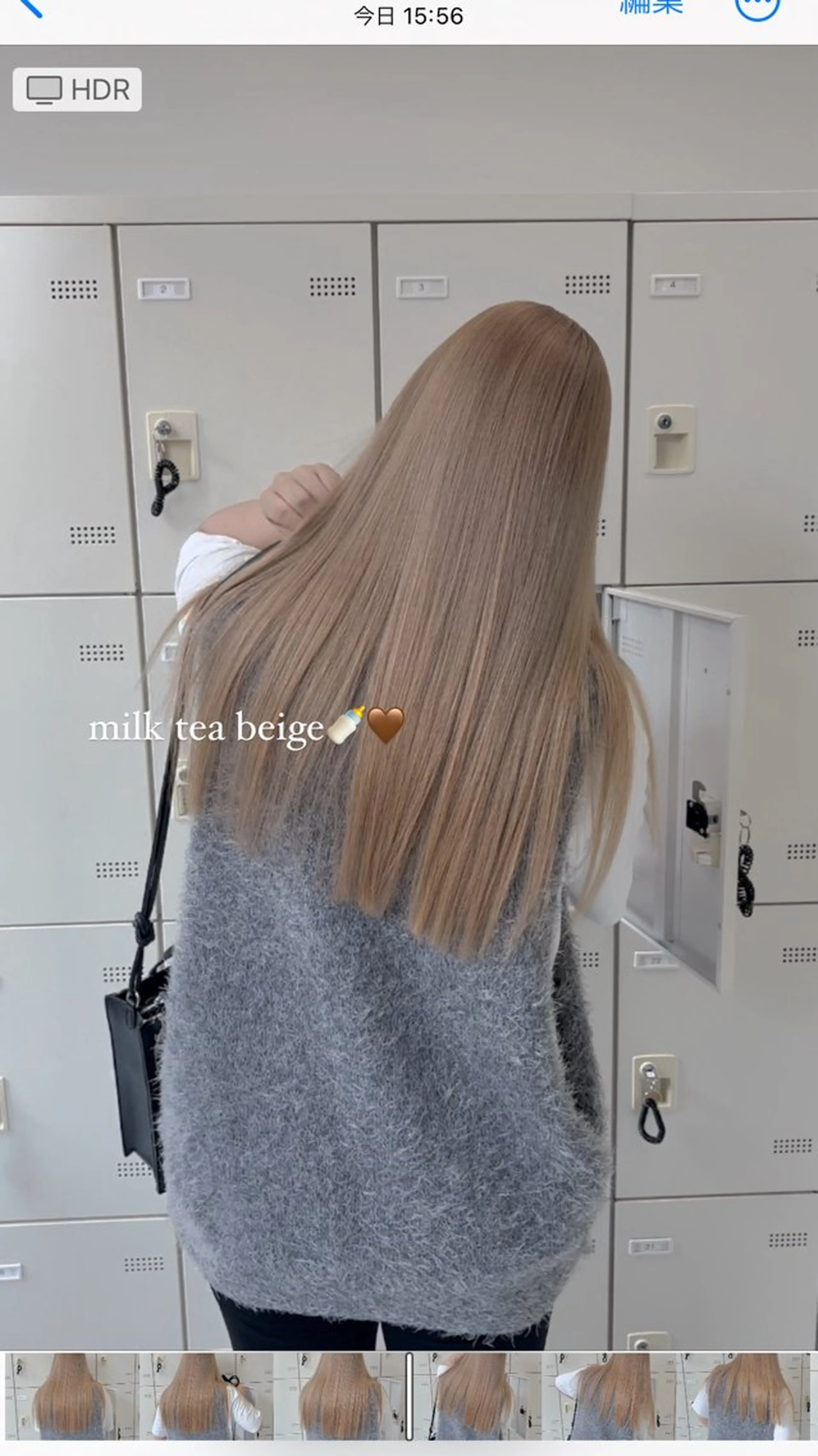 ロング カラー モテ髪💕ハイトーン ベージュ yuriaのヘアスタイル