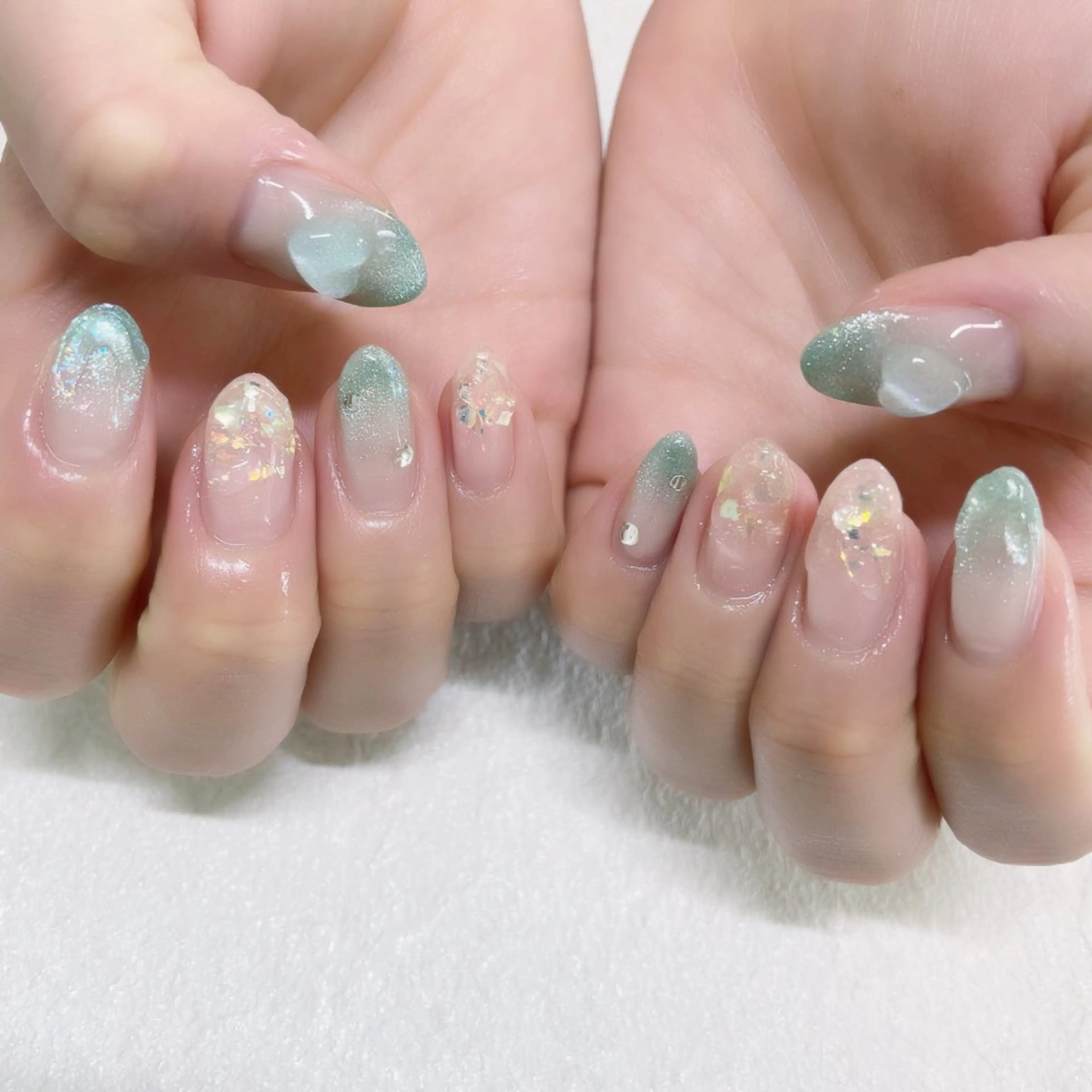 ネイル ニュアンスネイル ハンドネイル ricco risaiaのネイルデザイン