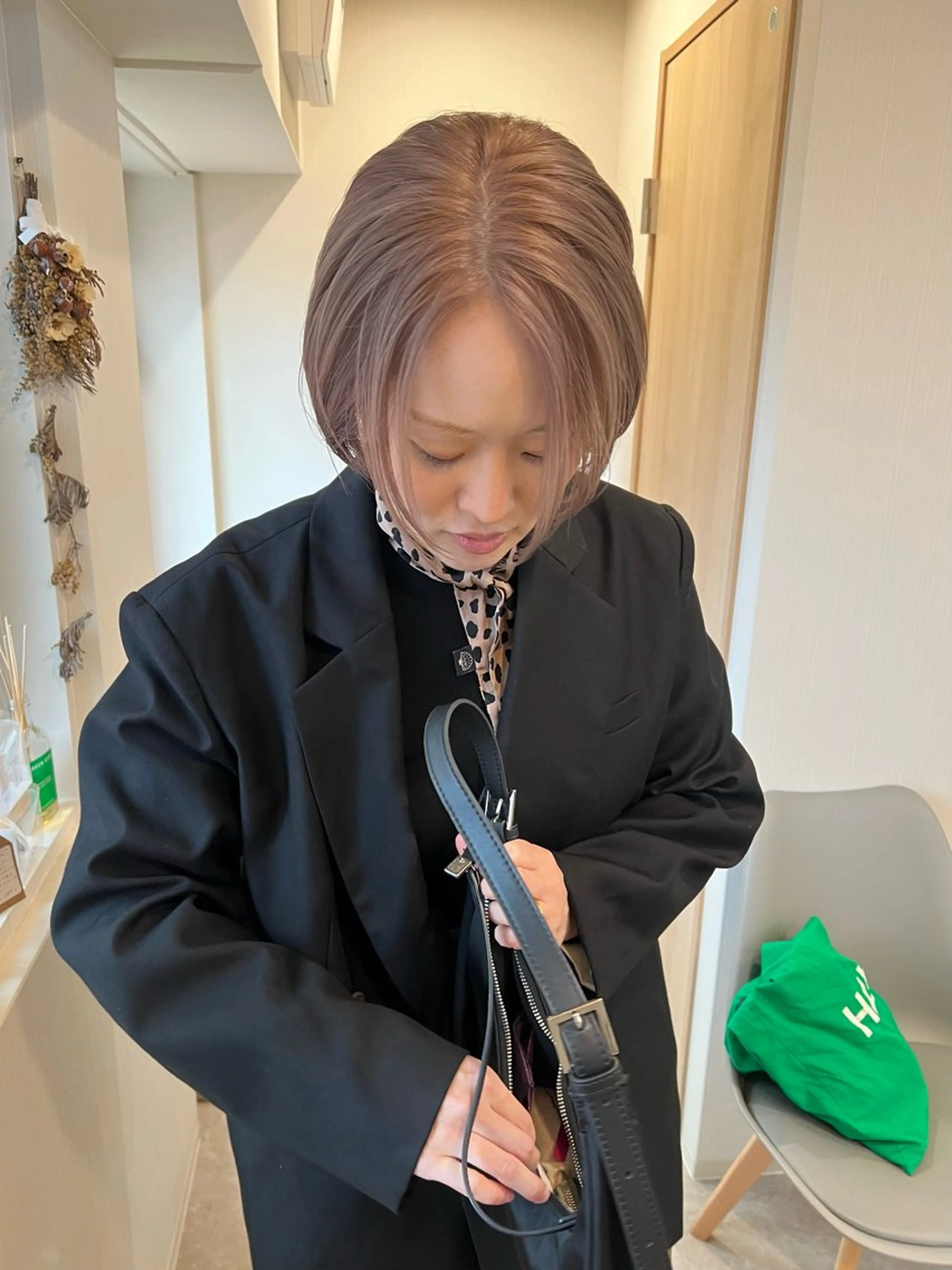 ショート カラー カット ヘアカラー トリートメント トレンドと似合わせ/ マンツーマン/西上楓のヘアスタイル