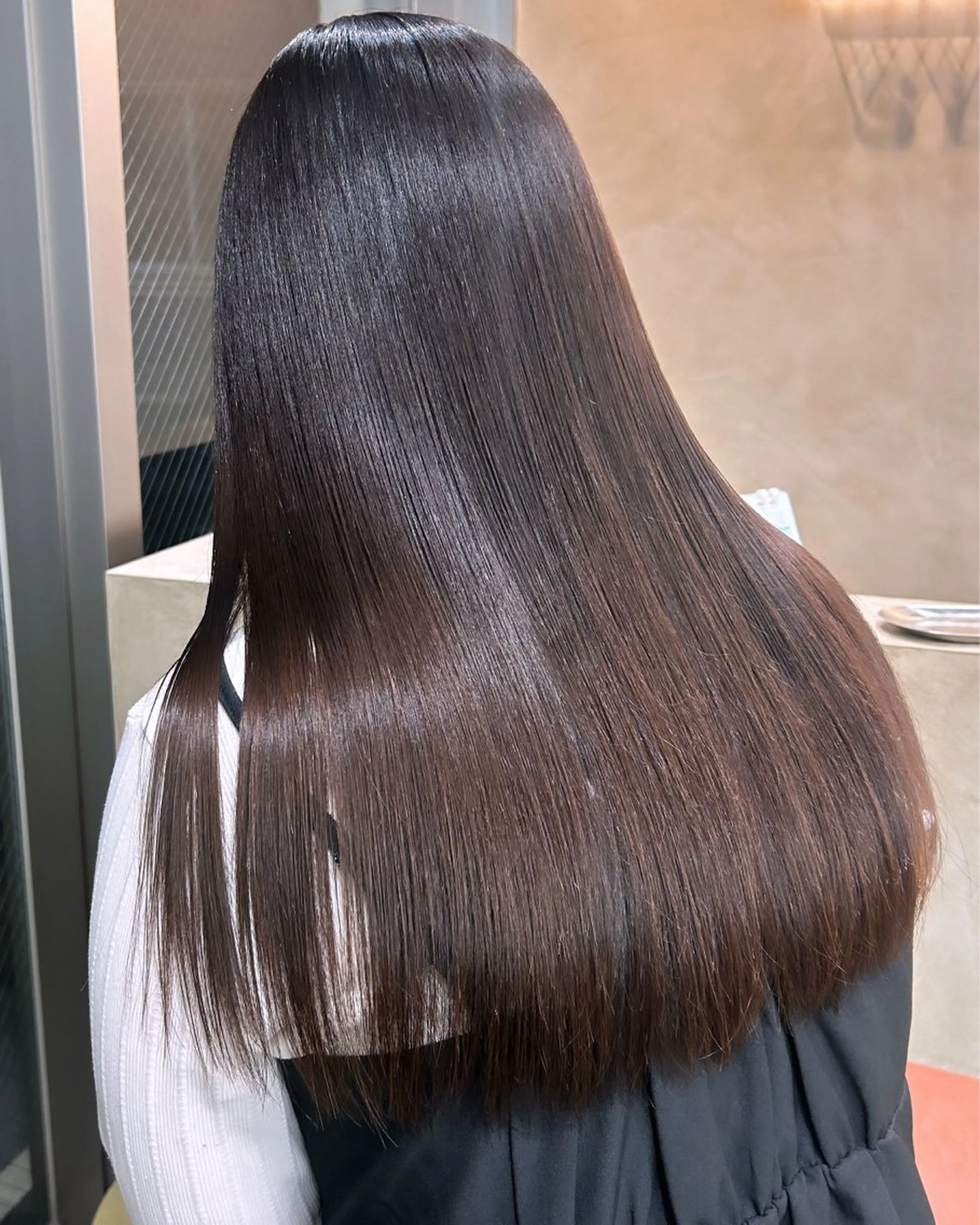 パーマ 縮毛矯正 YUKI🎀透明感 カラー/暗髪艶カラーのヘアスタイル