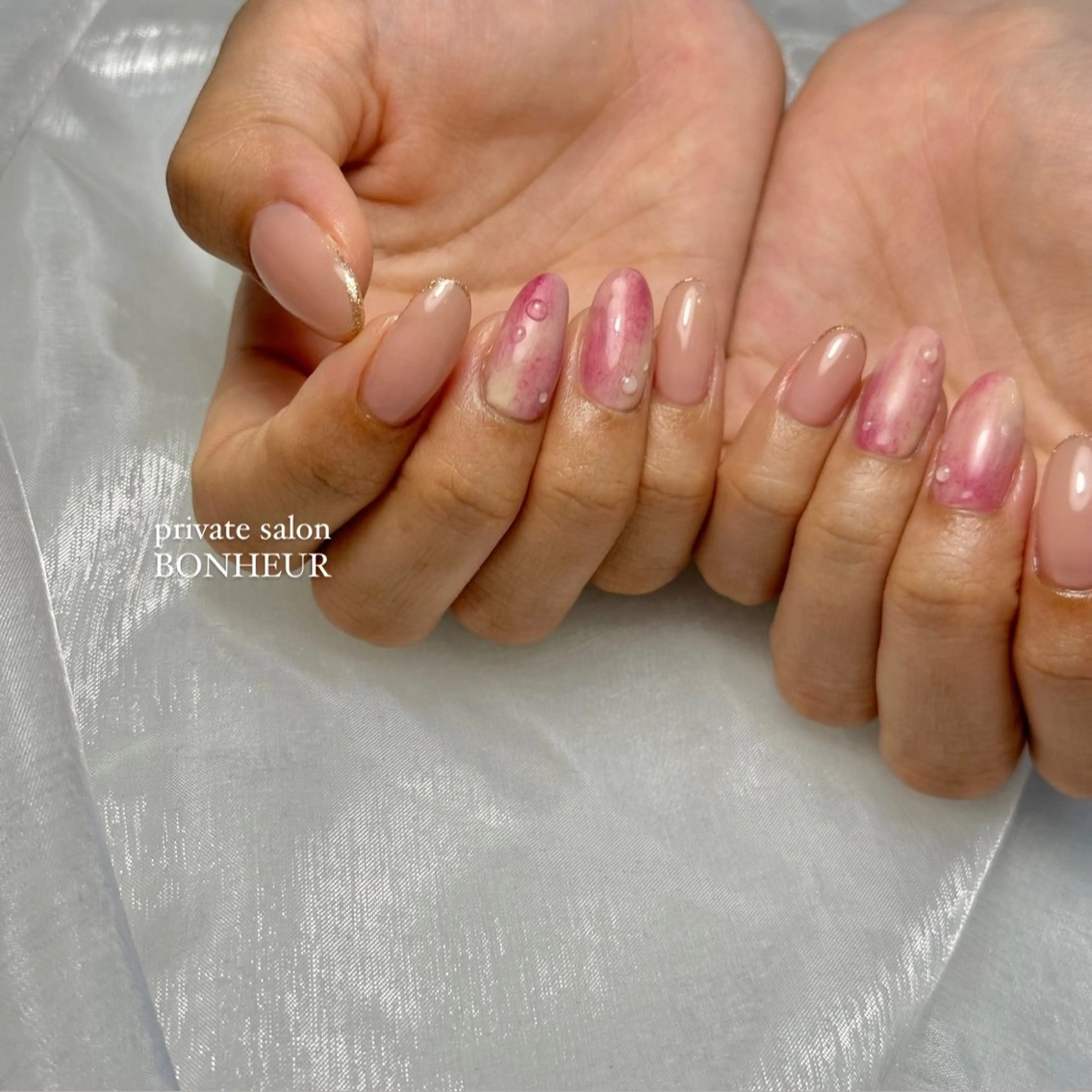 ネイル ハンドネイル BONHEUR Annaのネイルデザイン