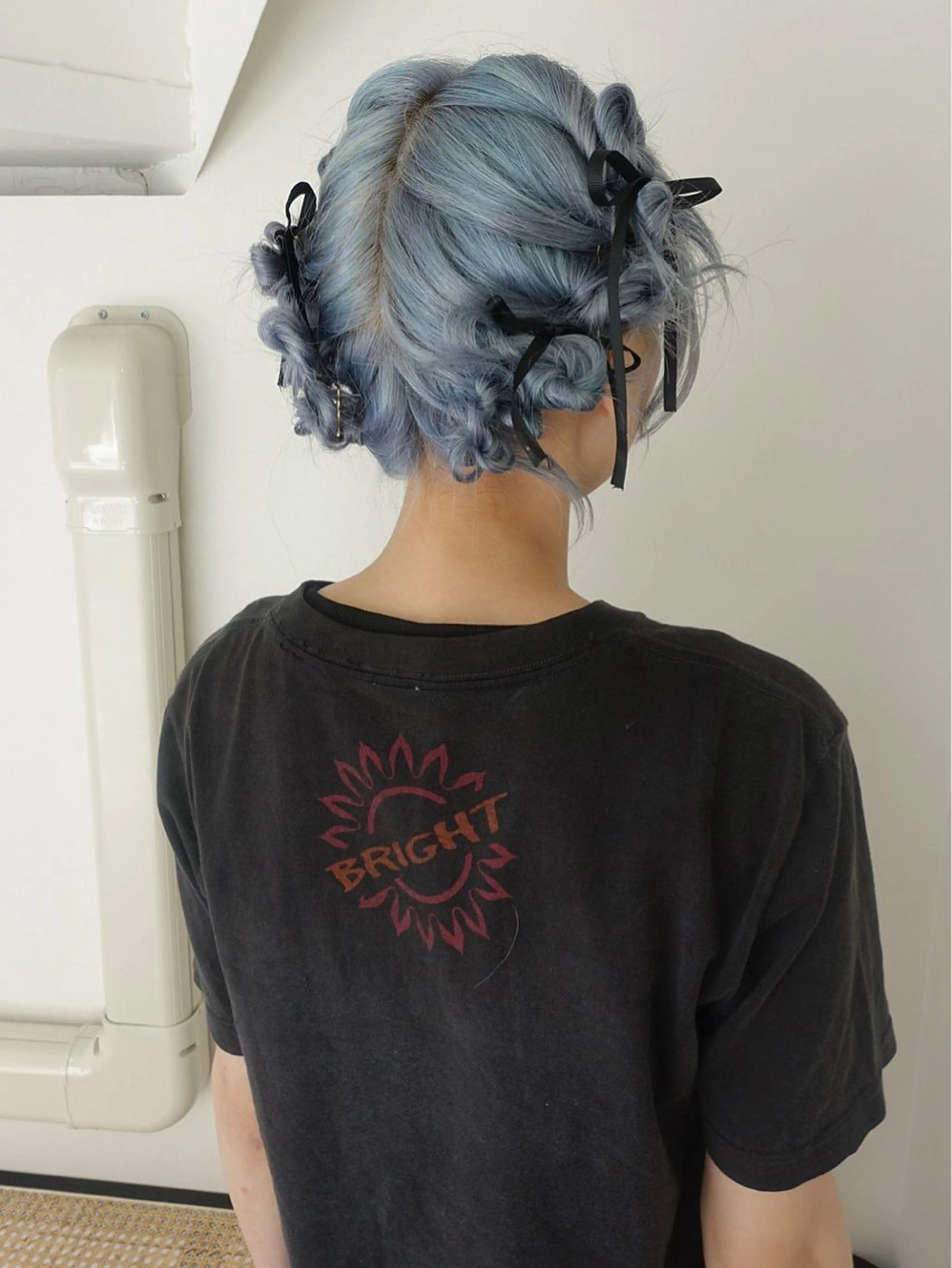 セミロング カラー ヘアアレンジ ヘアセット 倉田 光希のヘアスタイル