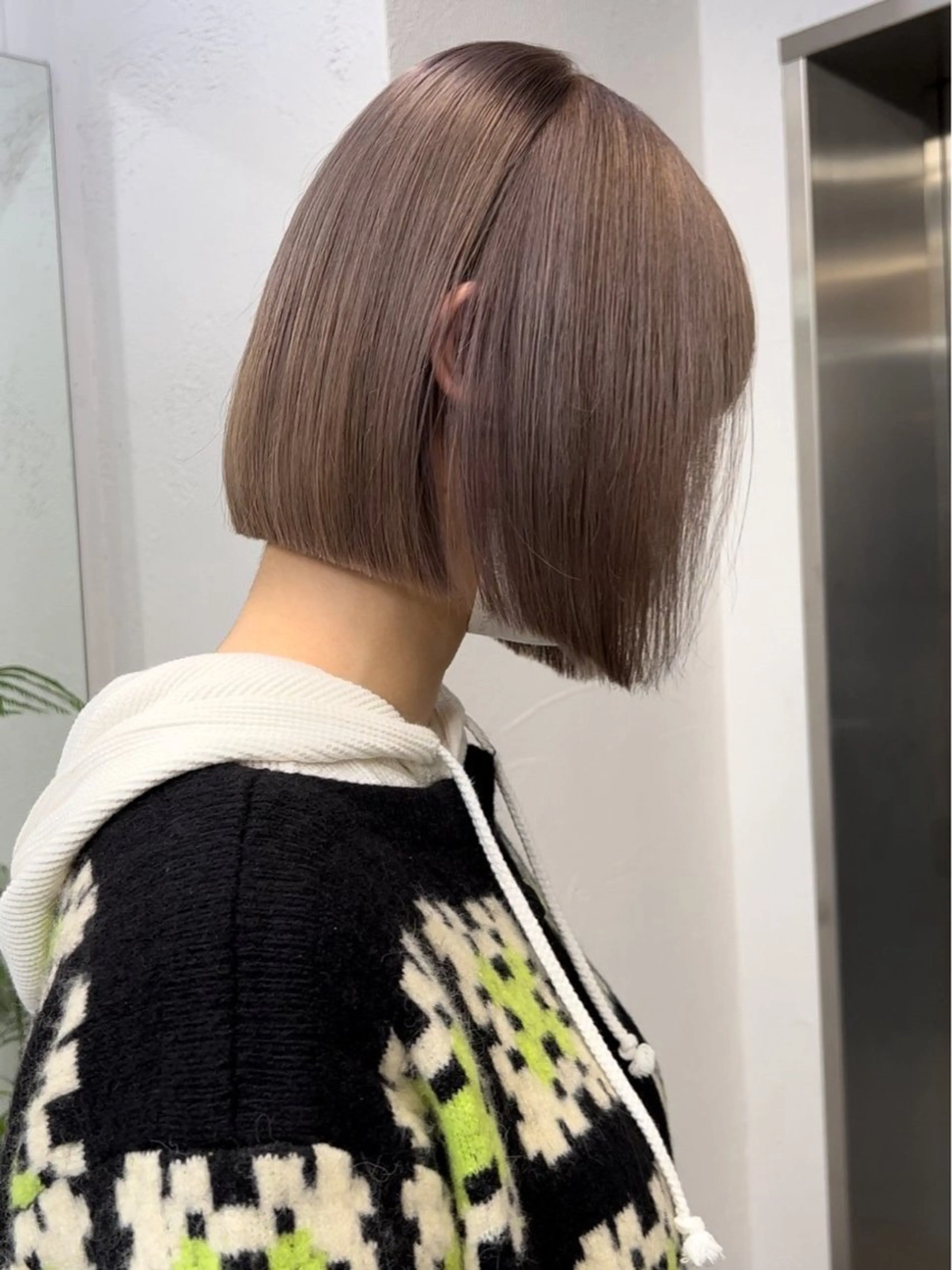 ショート カラー 🫐寒色系カラー 🫐ヤマナカリリカのヘアスタイル