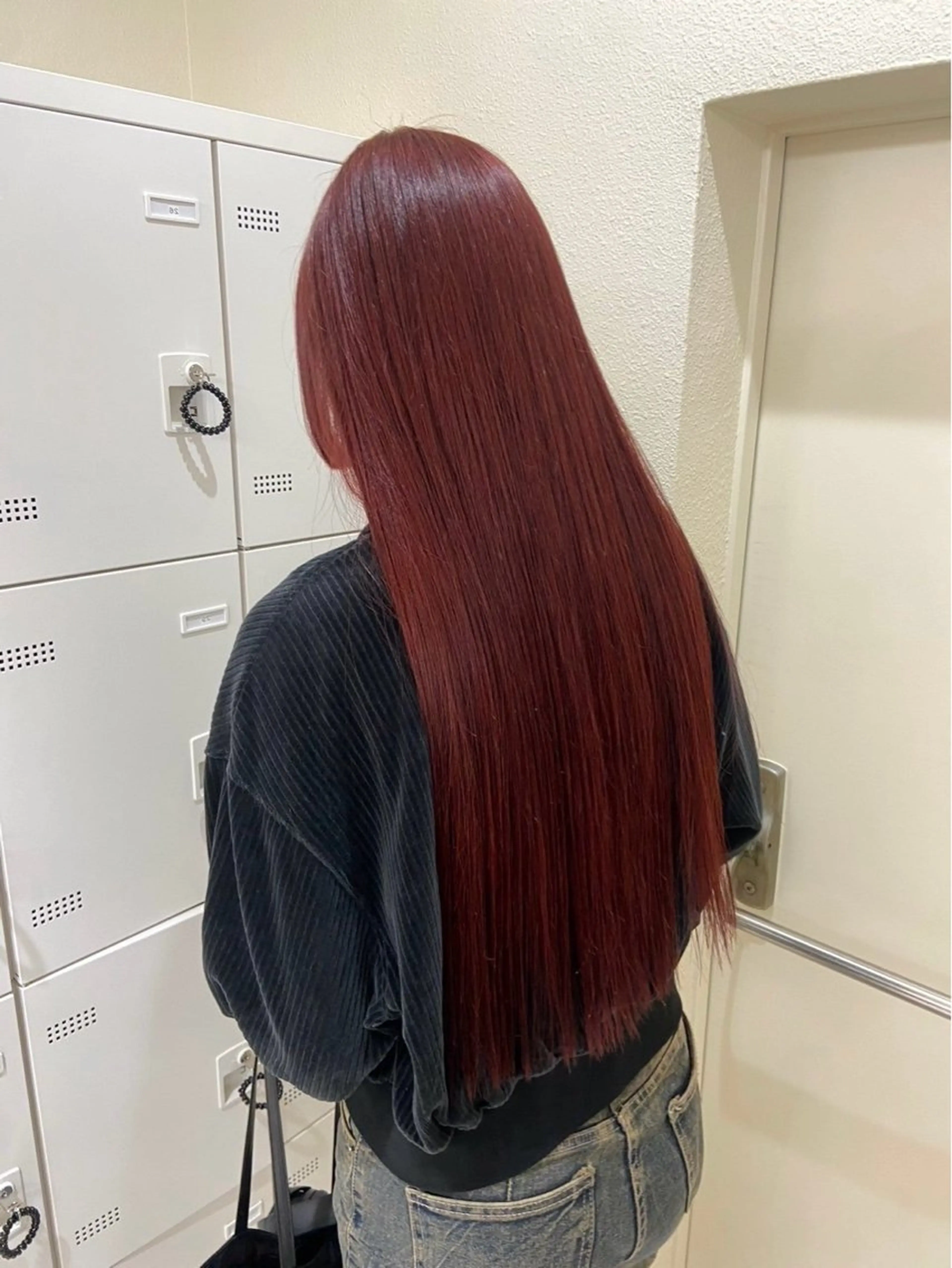 ロング カラー トレンド暖色ヘア🍒 miu🍒のヘアスタイル