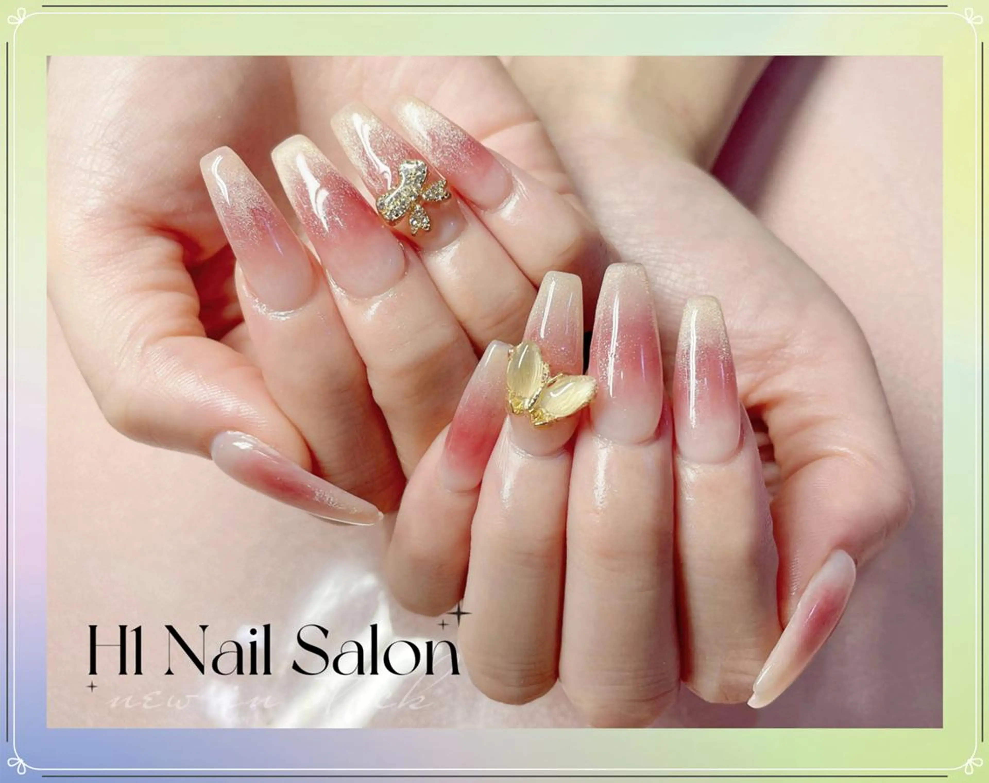 ロング ハンドネイル H1 ネイル サロンのネイルデザイン