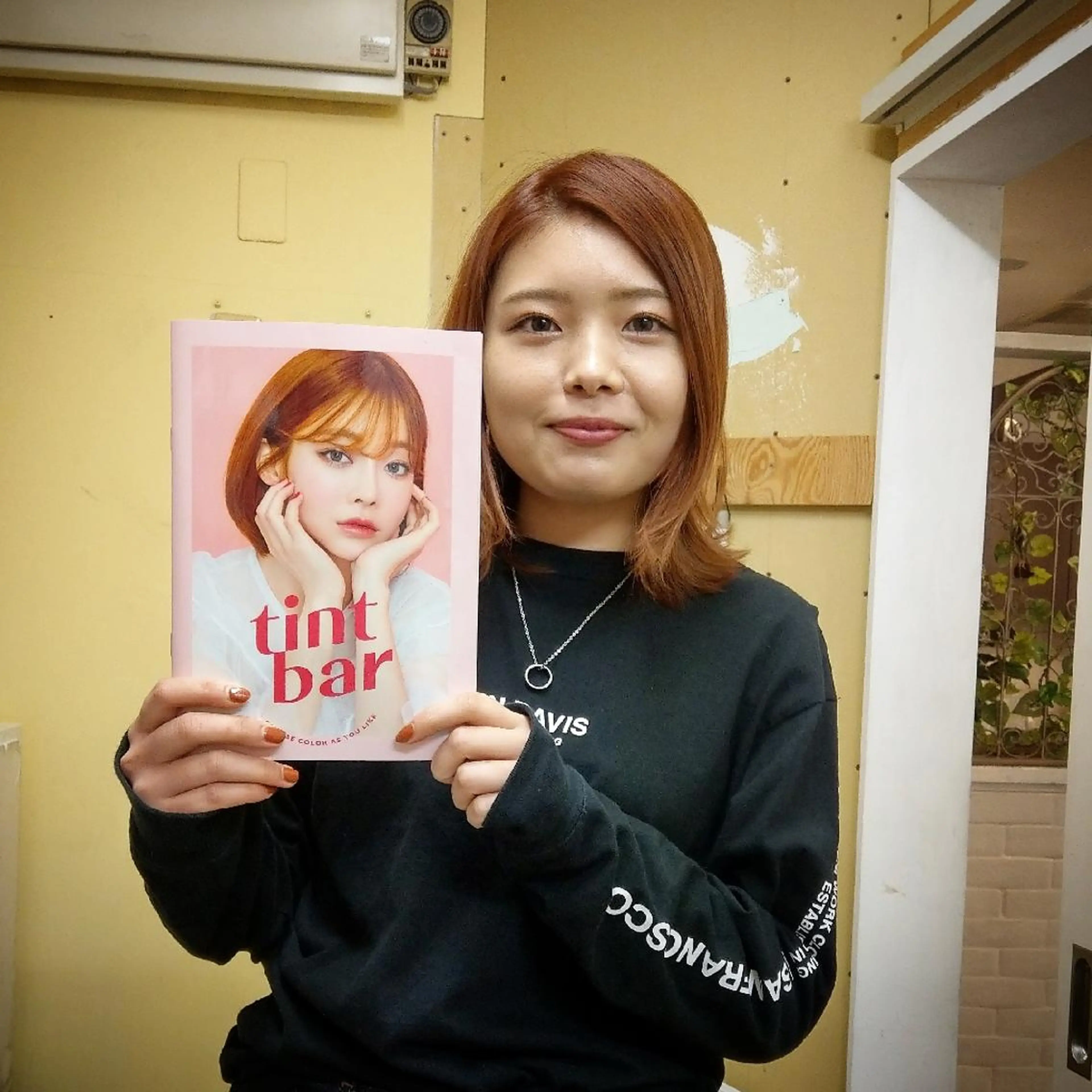 セミロング カラー ヘアカラー トリートメント ヘッドスパ Add9 柳田健登のヘアスタイル