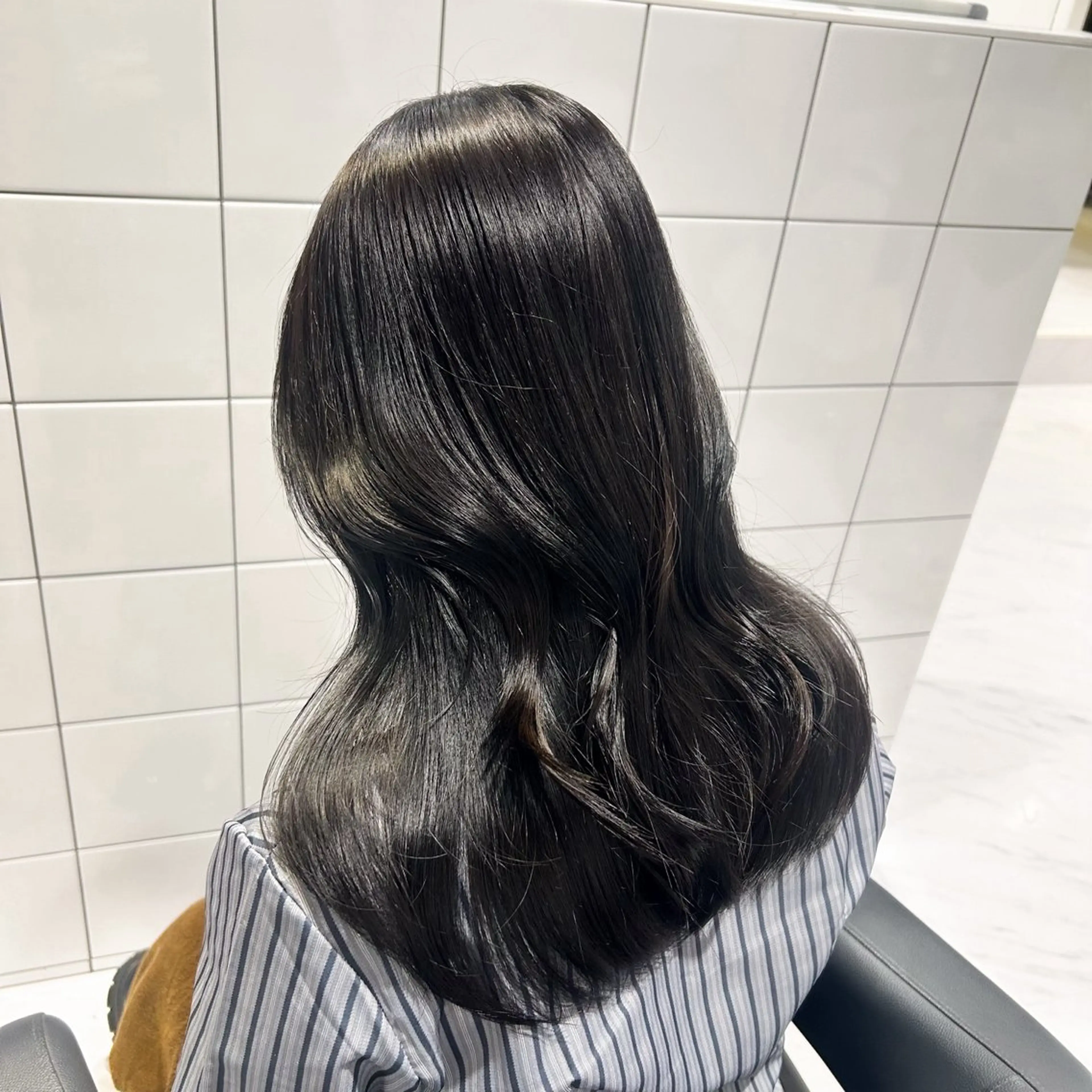 ロング カラー カット ヘアカラー トリートメント 表参道/透明感カラー /暗髪/ジュキヤのヘアスタイル