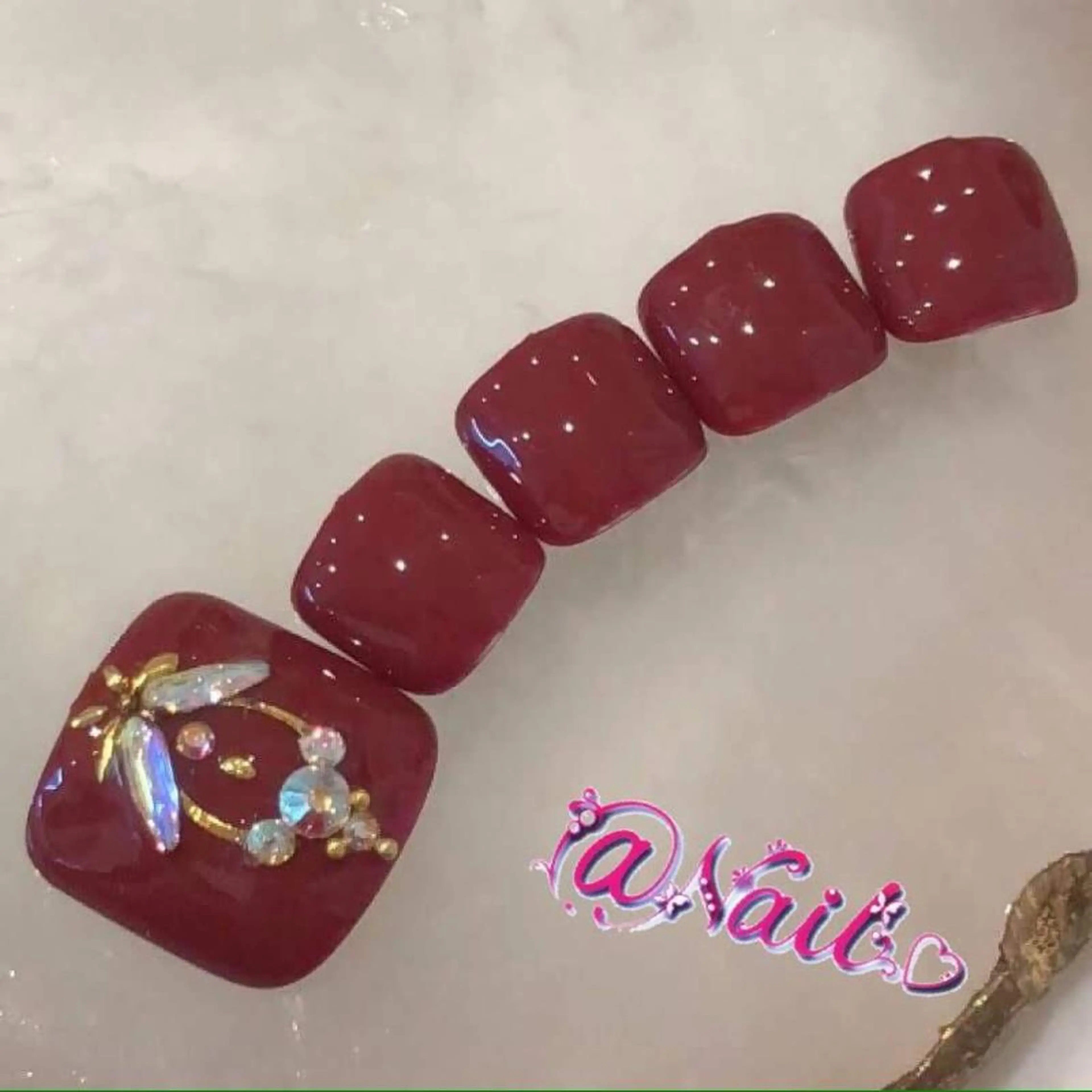 ネイル ネイルチップ 小尾 栞のネイルデザイン