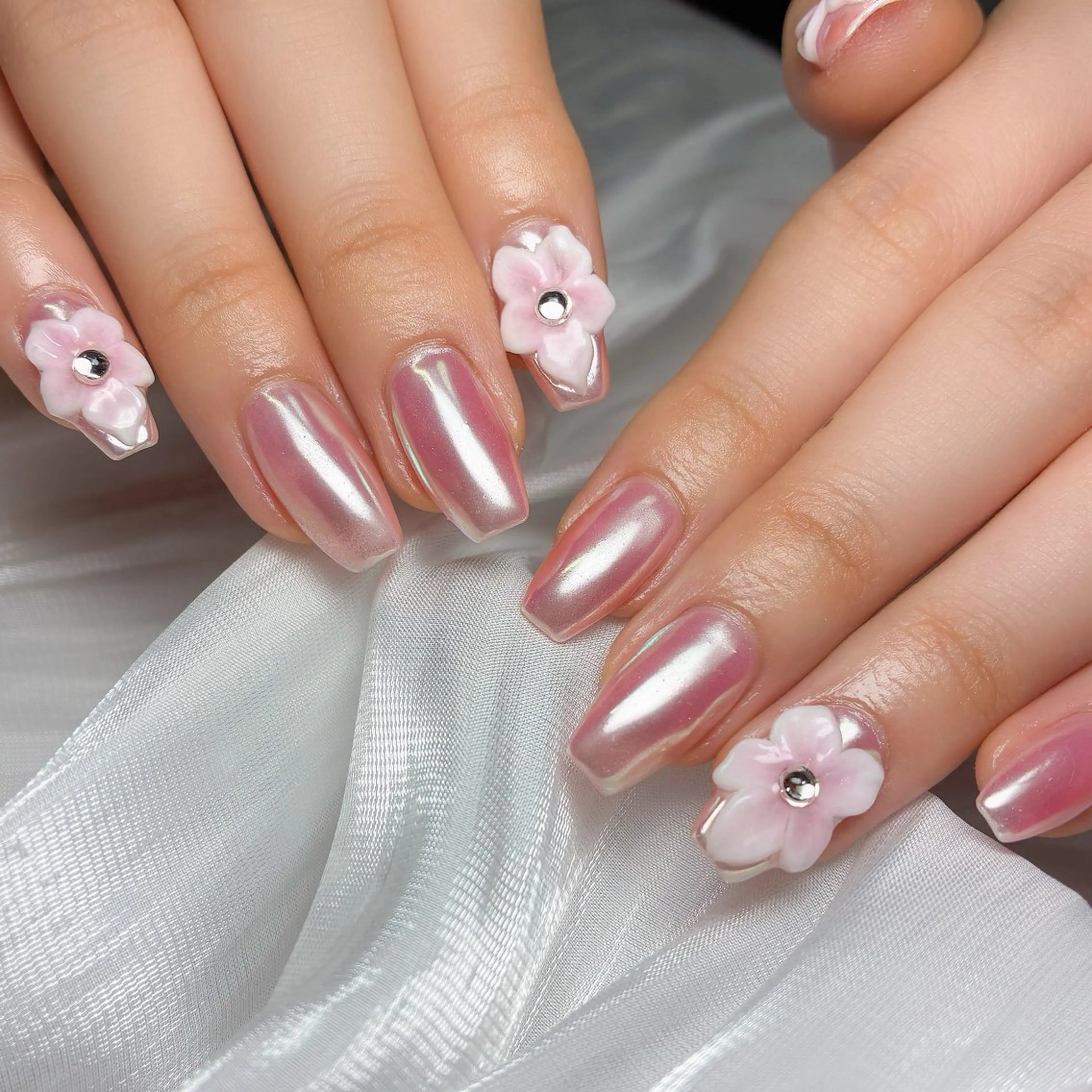 ネイル アートネイル ロングネイル 持ち込み ハンドネイル Nail salon Amicalのネイルデザイン