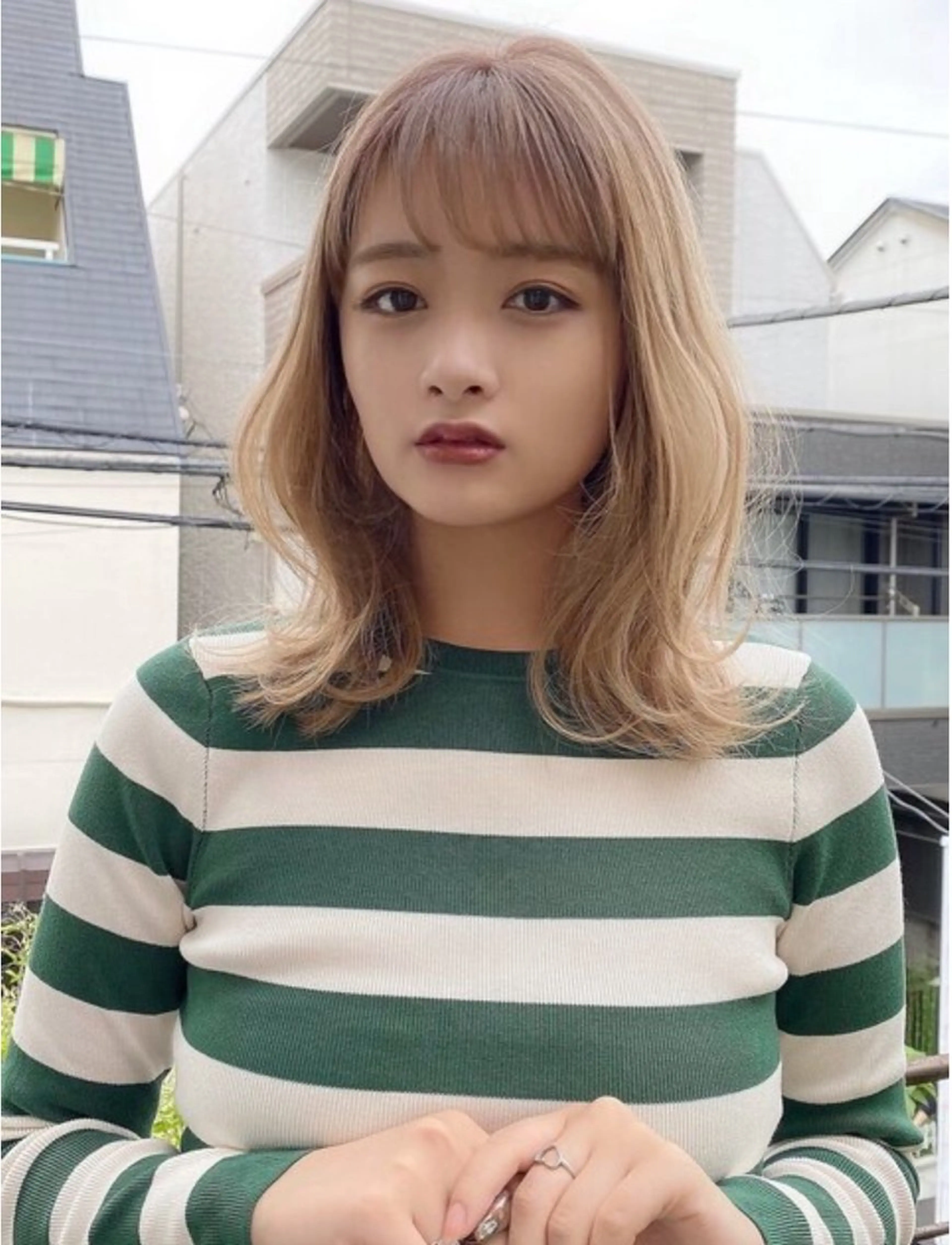 ミディアム Belle 銀座5丁目店所属・Maki /Jr.スタイリストのヘアスタイル