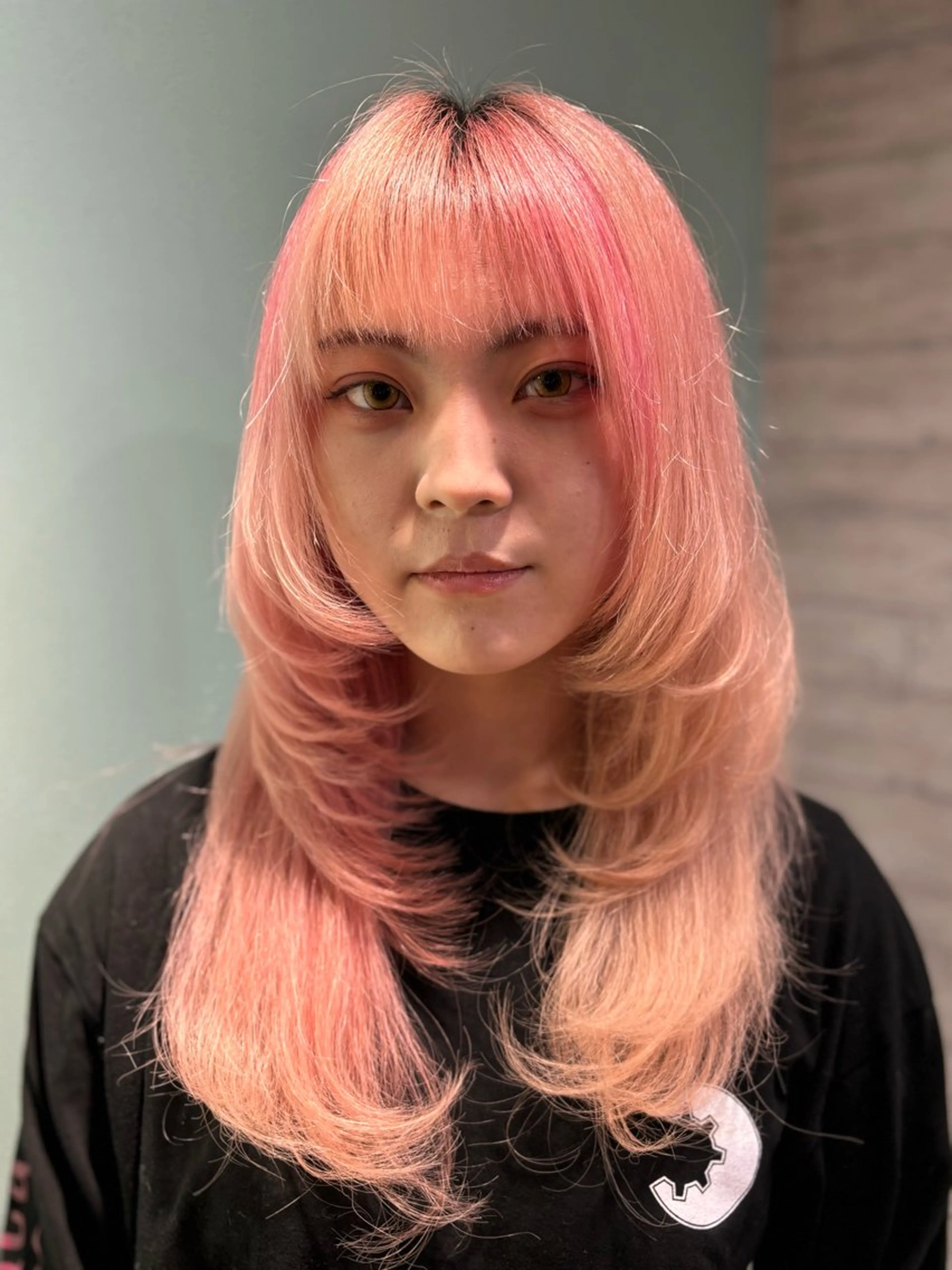 ロング カラー ロング シースルーバング ウルフカット カットモデル募集中 murakamiのヘアスタイル