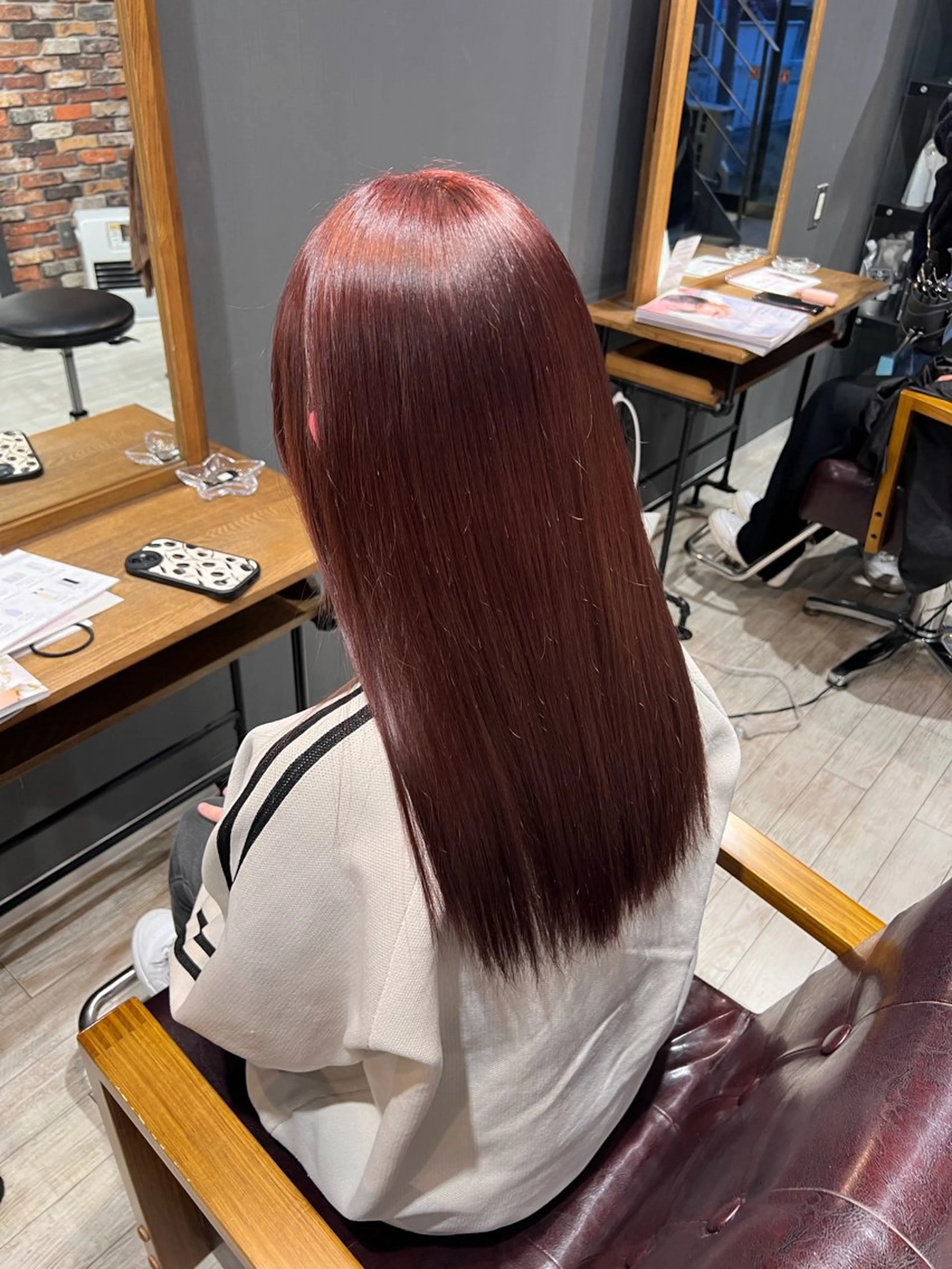 ロング ヘアカラー トリートメント ayumi / 郡山/暖色カラーのヘアスタイル