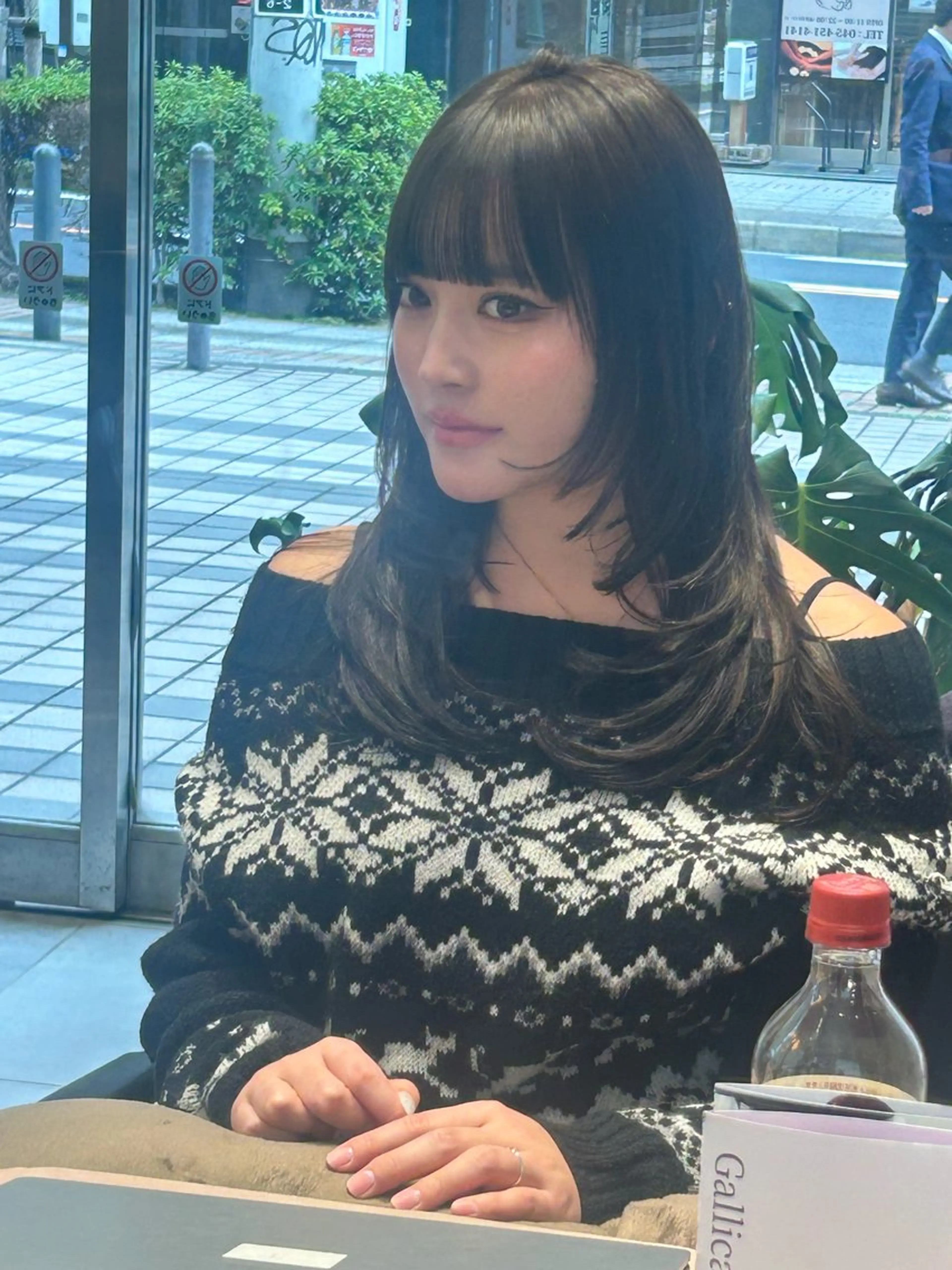 ロング カット ヘアカラー yoko/レイヤー /小顔ボブ／艶カラーのヘアスタイル