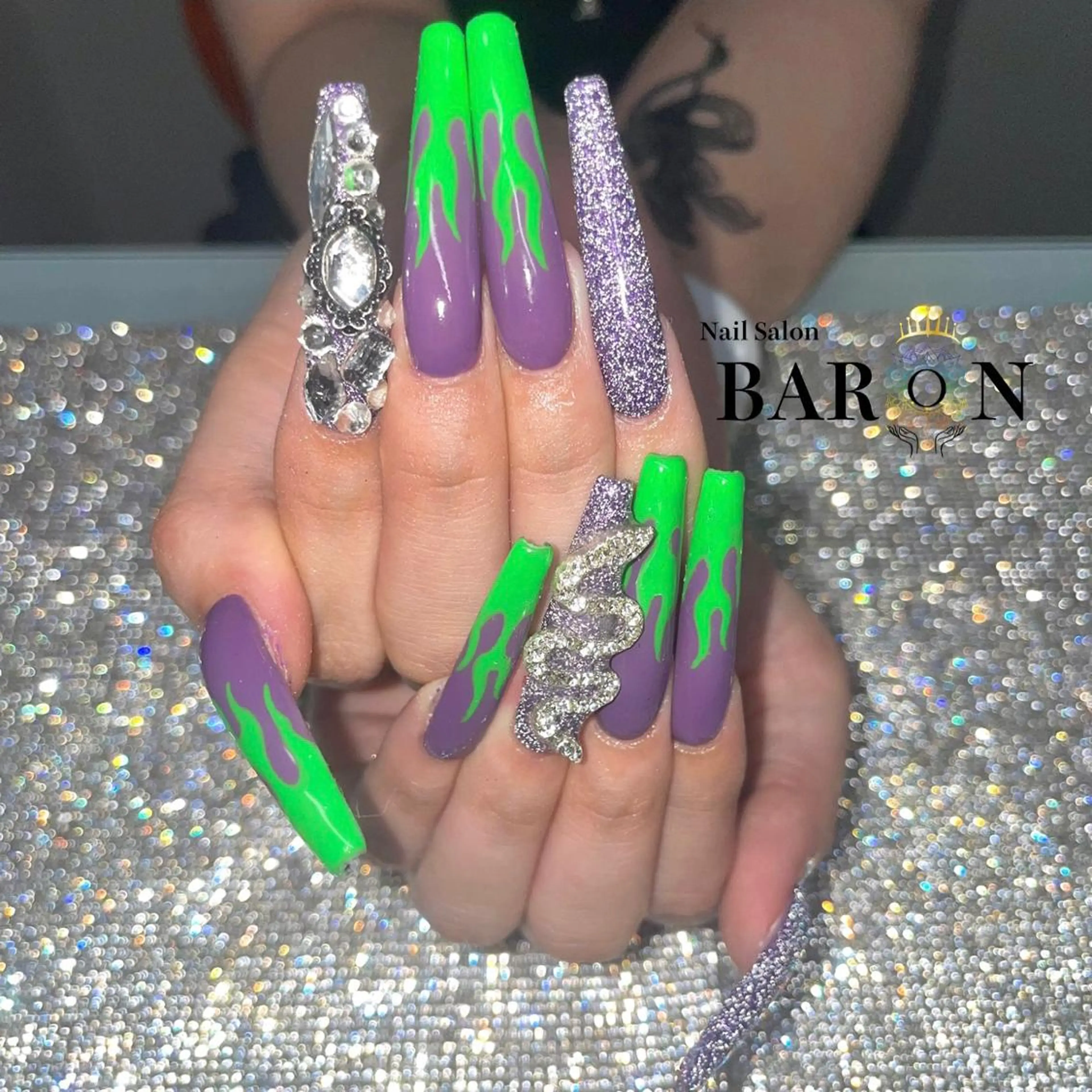 ネイル ハンドネイル ♛︎BARON♛︎ RIKAのネイルデザイン