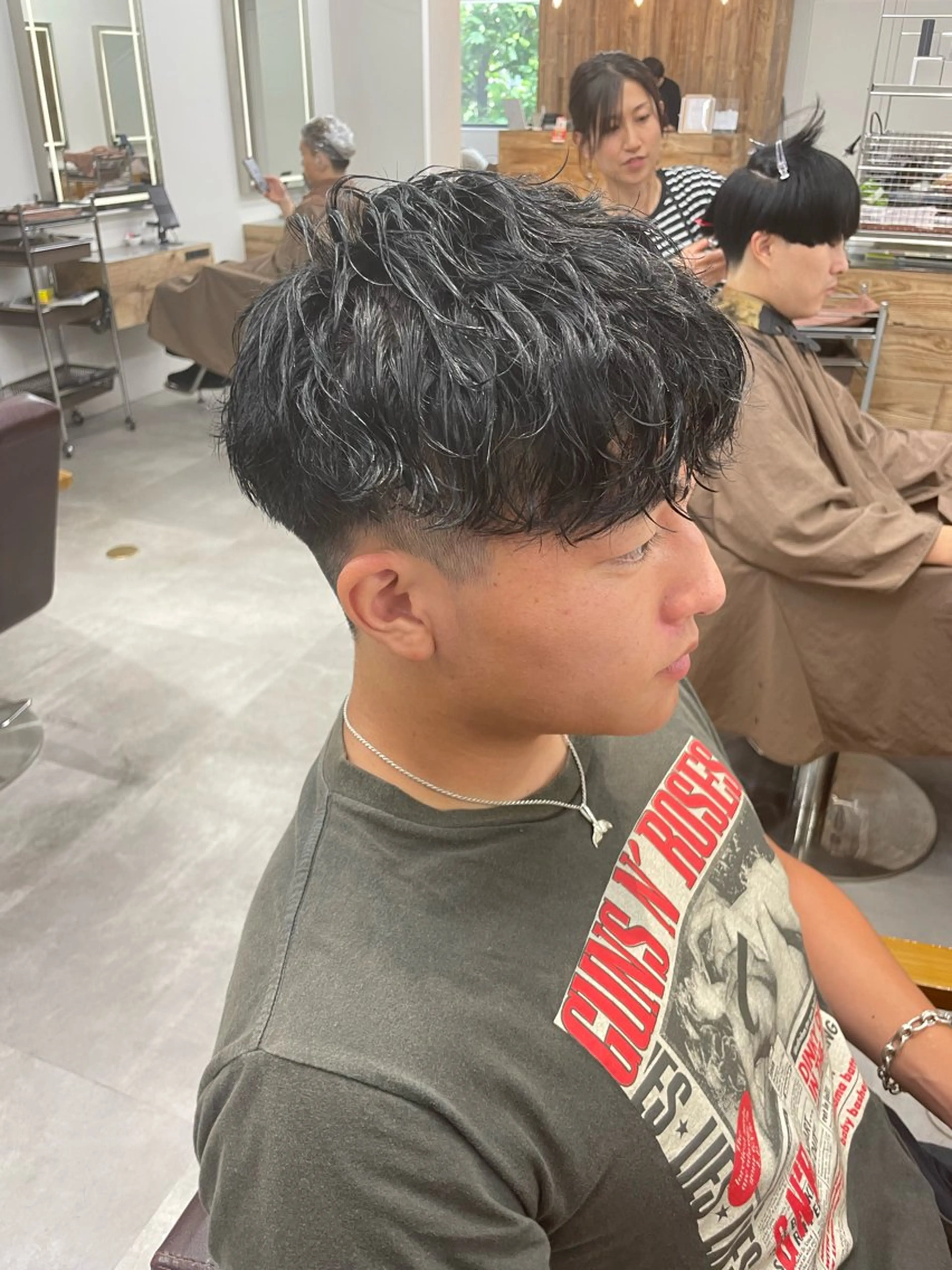 ショート パーマ ヘアアレンジ メンズ カット パーマ ヘアセット 🔥メンズ特化🔥 木村 祐太のヘアスタイル