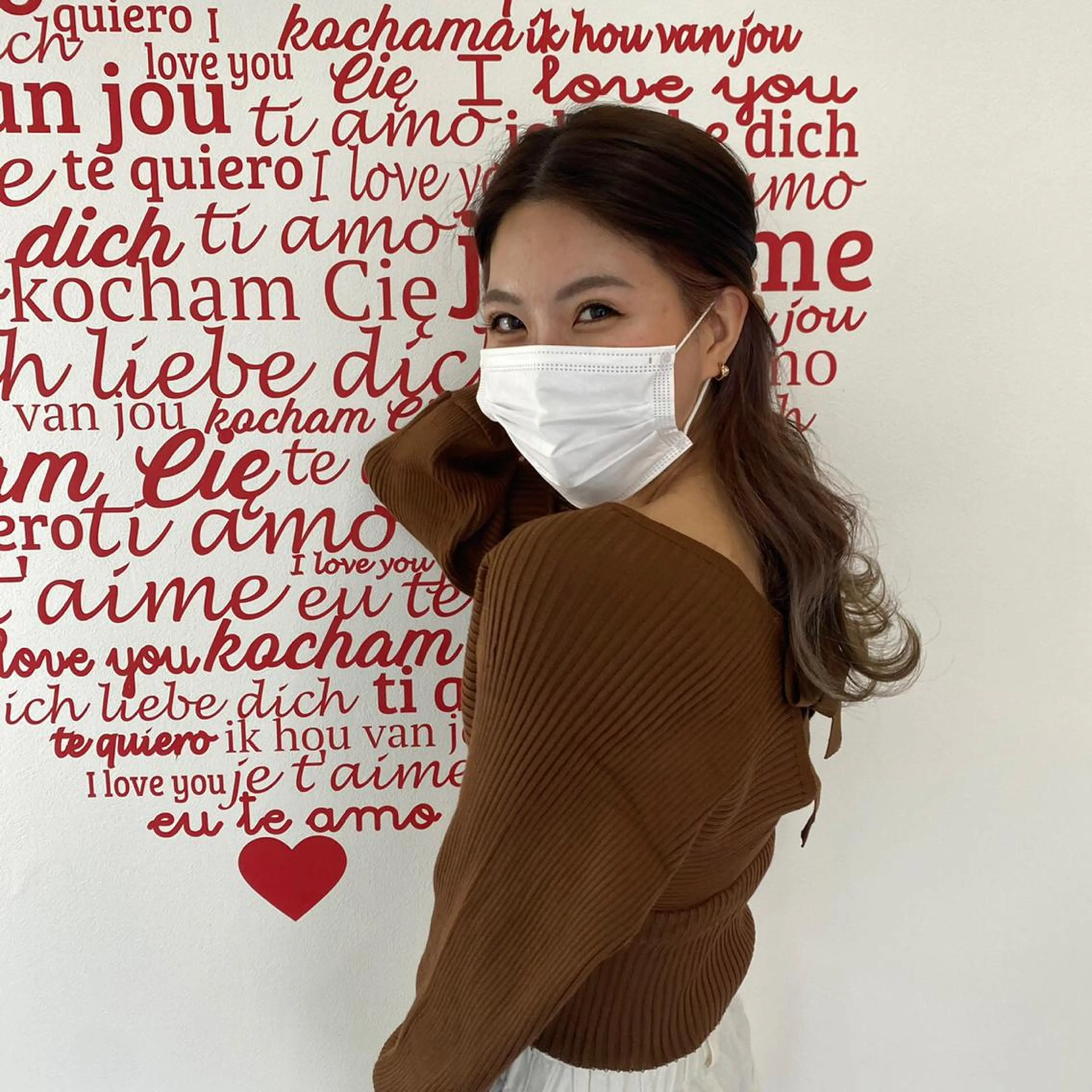 セミロング カラー ヘアアレンジ CREAPY所属・日向野 利菜のヘアスタイル