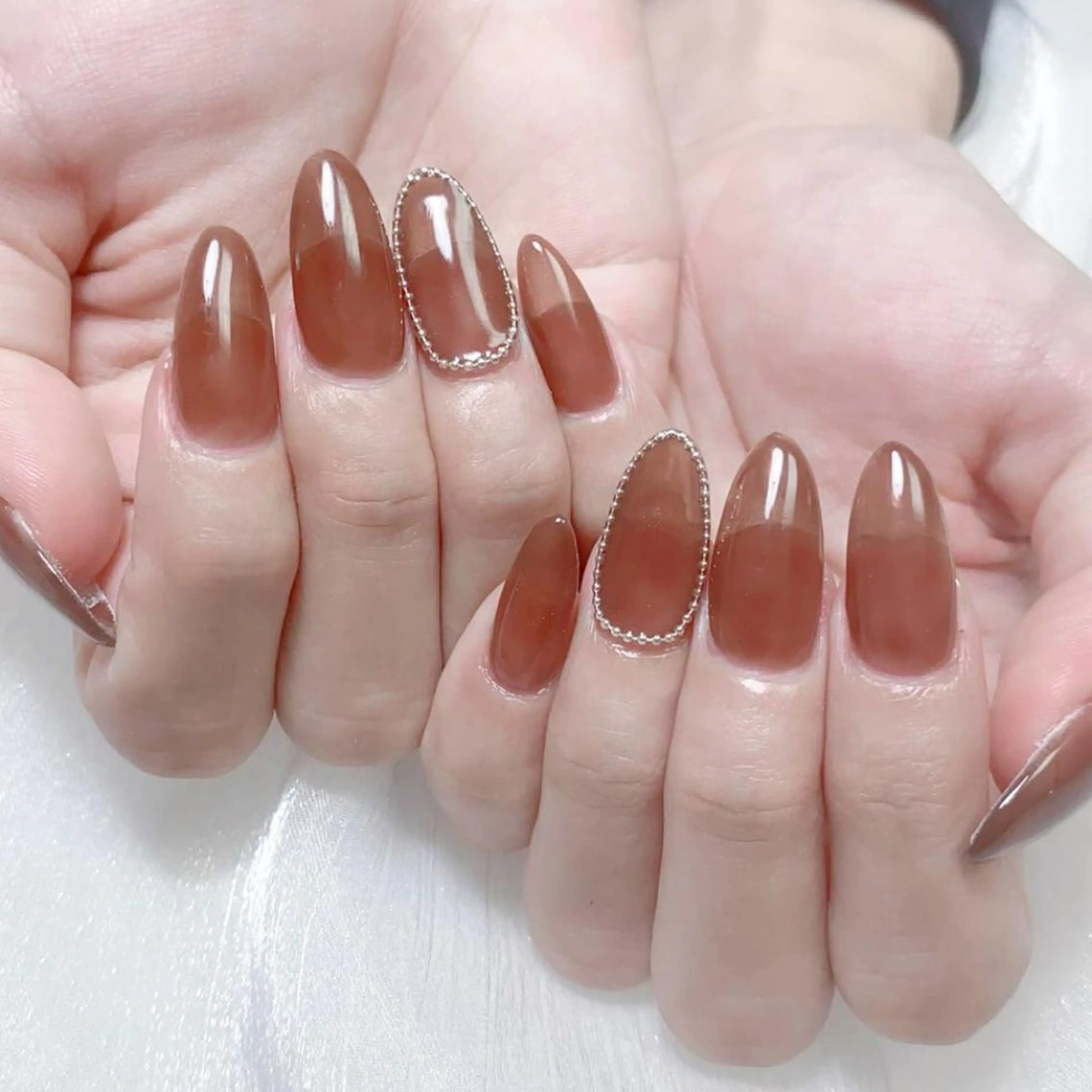 メンズ ネイル ワンカラーネイル NAILサロン 木にいるのネイルデザイン