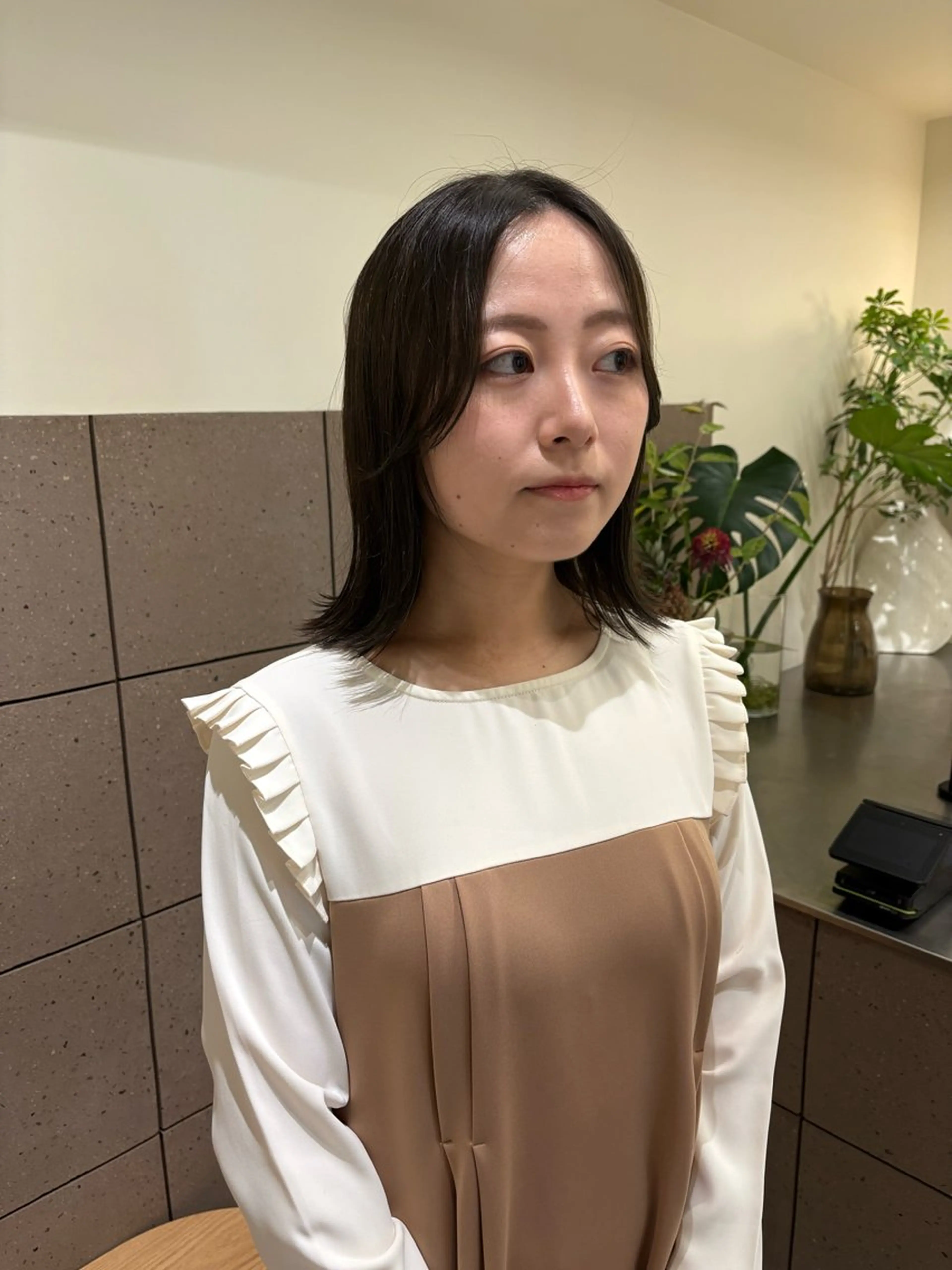 セミロング カラー カット ヘアカラー トリートメント natsuki /HUI 金山のヘアスタイル