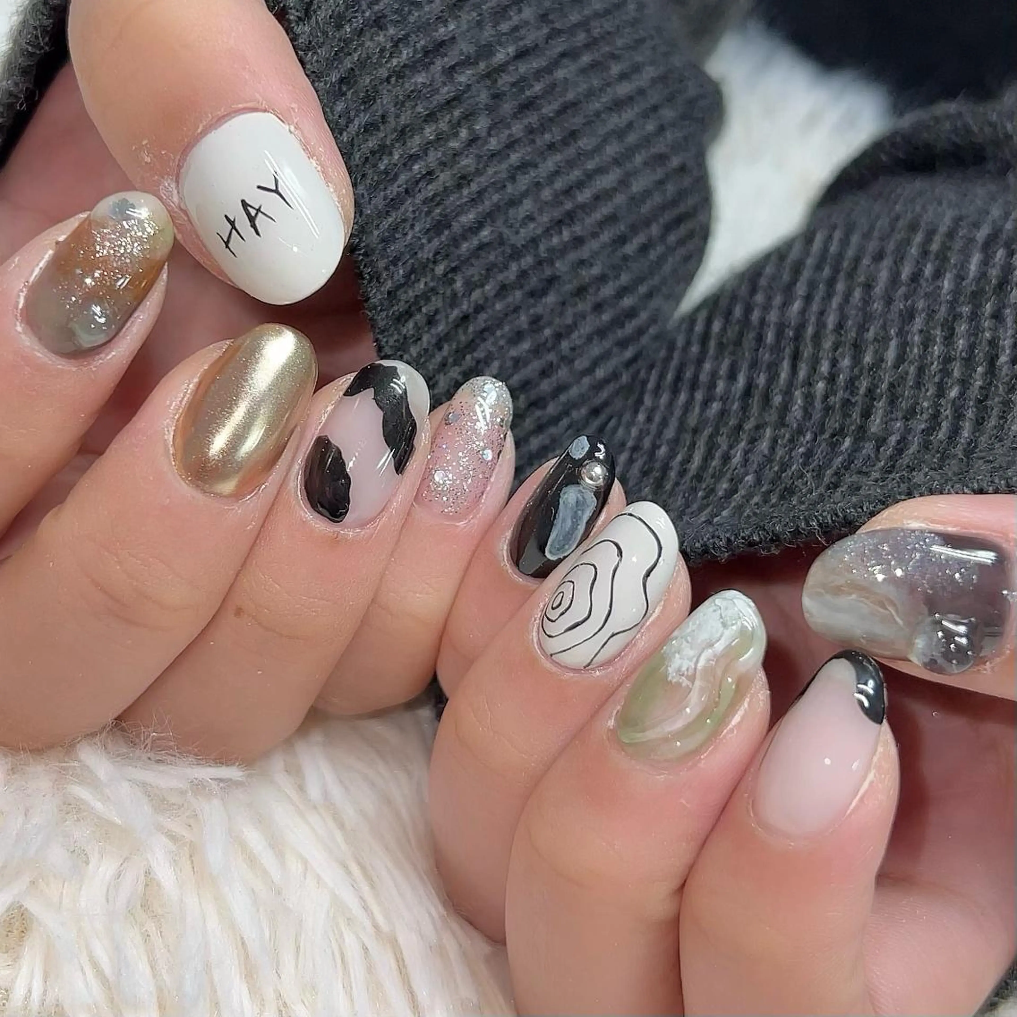 ネイル ハンドネイル 【Yappy🌈】 💖P-tanaのネイルデザイン