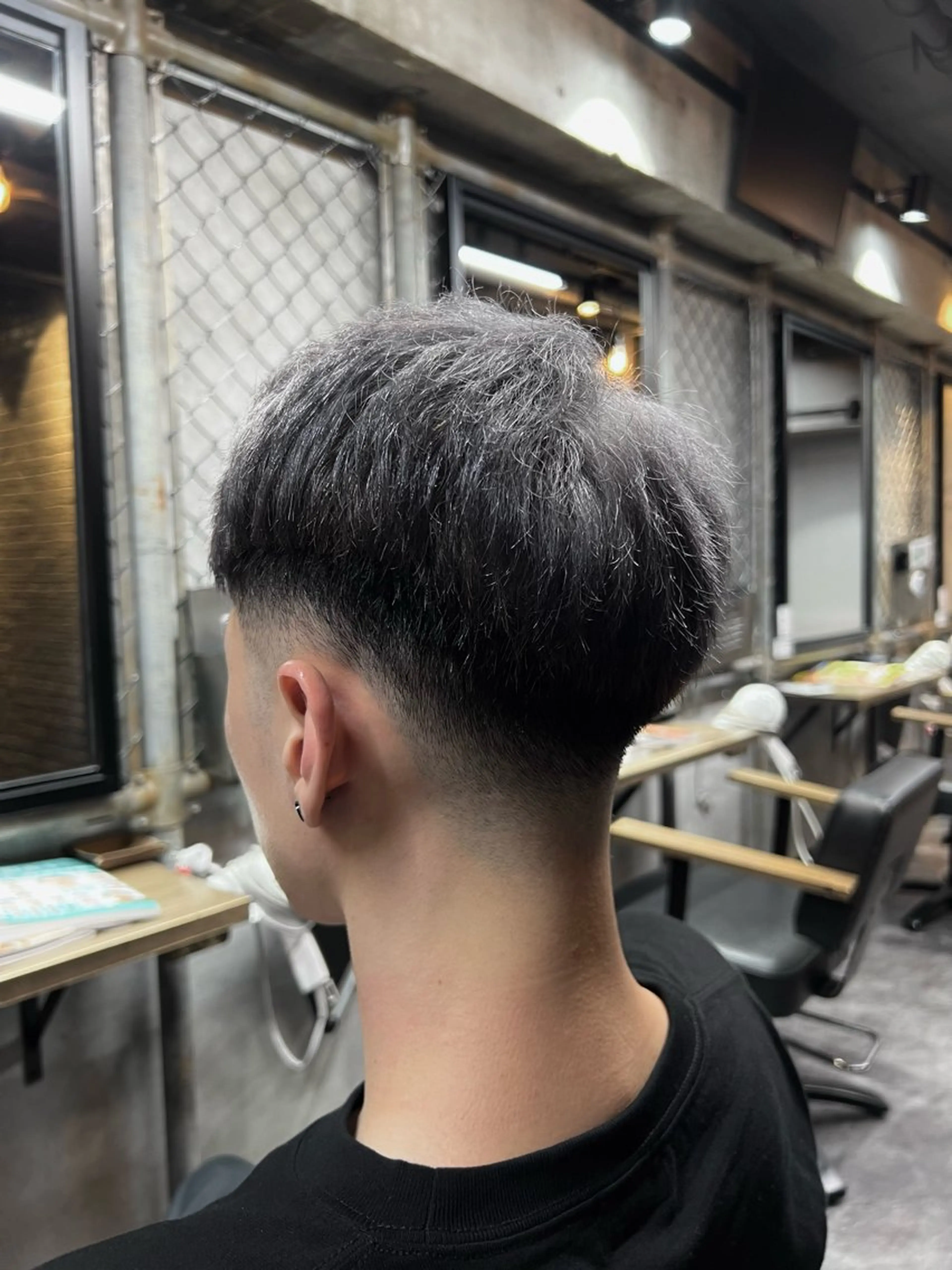 ショート カラー メンズ シルバー DIECE渋谷2n'd flor所属・DIECE渋谷 渡邉 凜【メンズ特化】のヘアスタイル