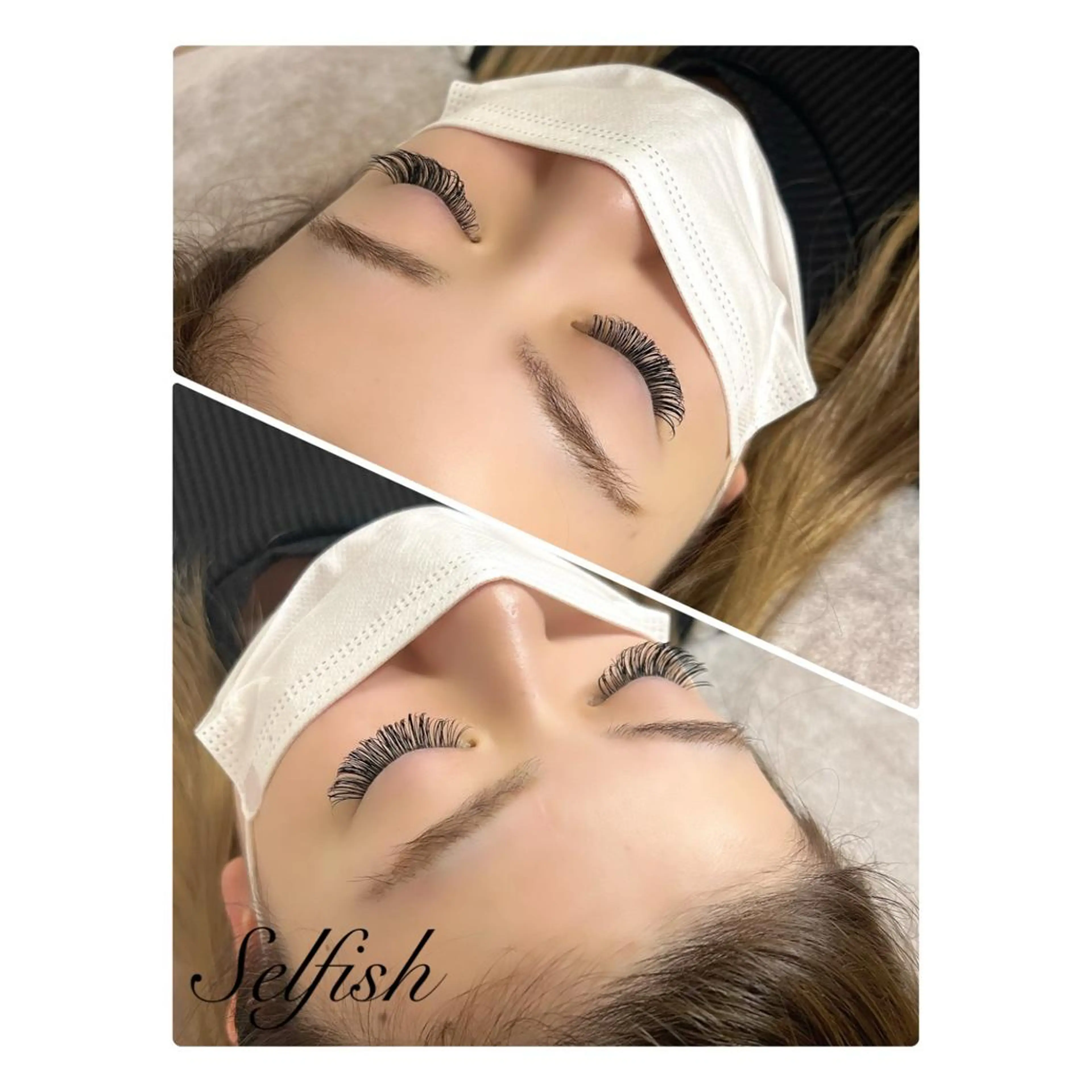 マツエク・マツパ 付け放題 フラットラッシュ マツエク eyelashsalonSelfish所属・. Selfishのマツエク・マツパデザイン