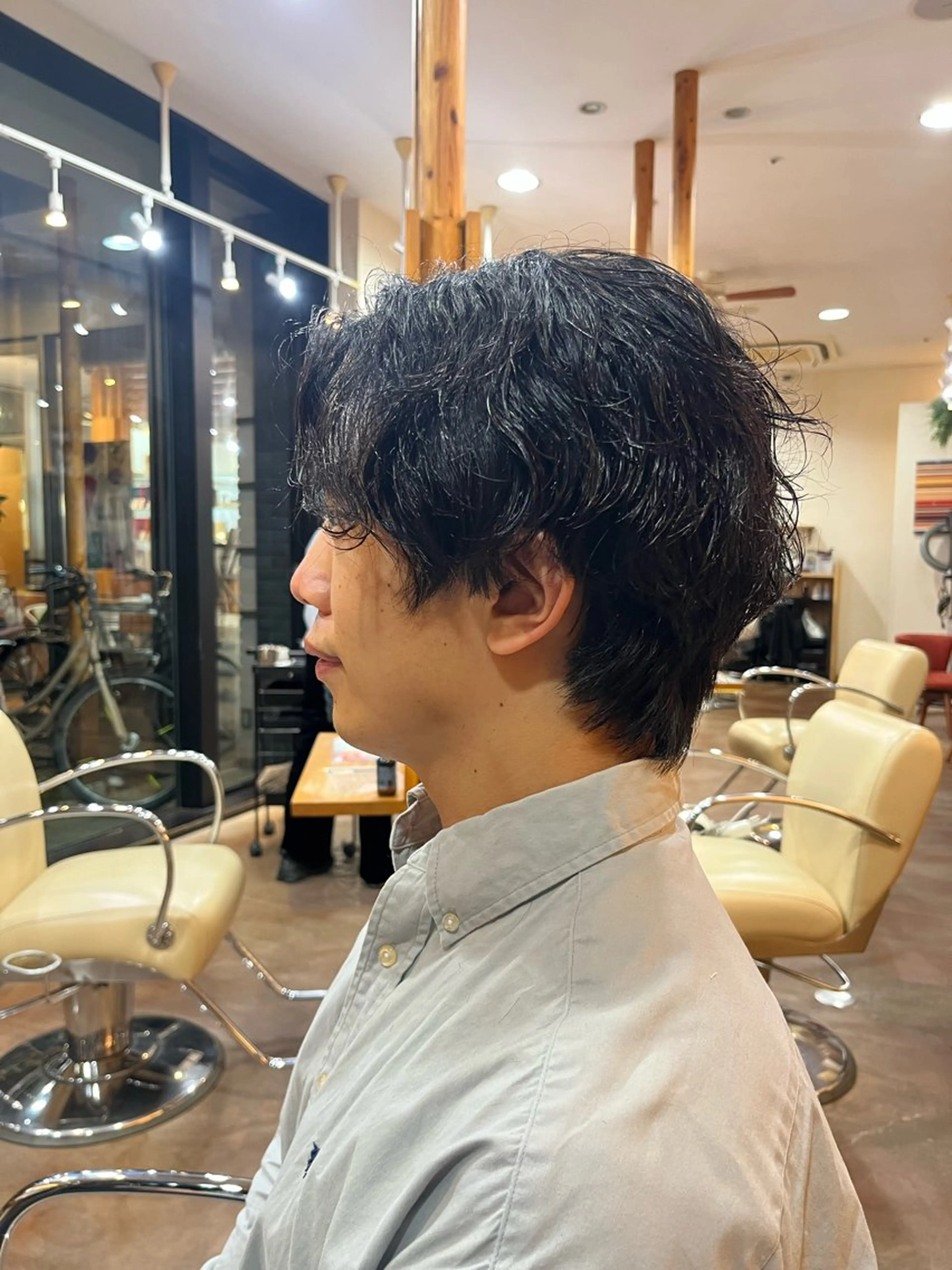 メンズ ROOF 用賀所属・しみず ちかえのヘアスタイル