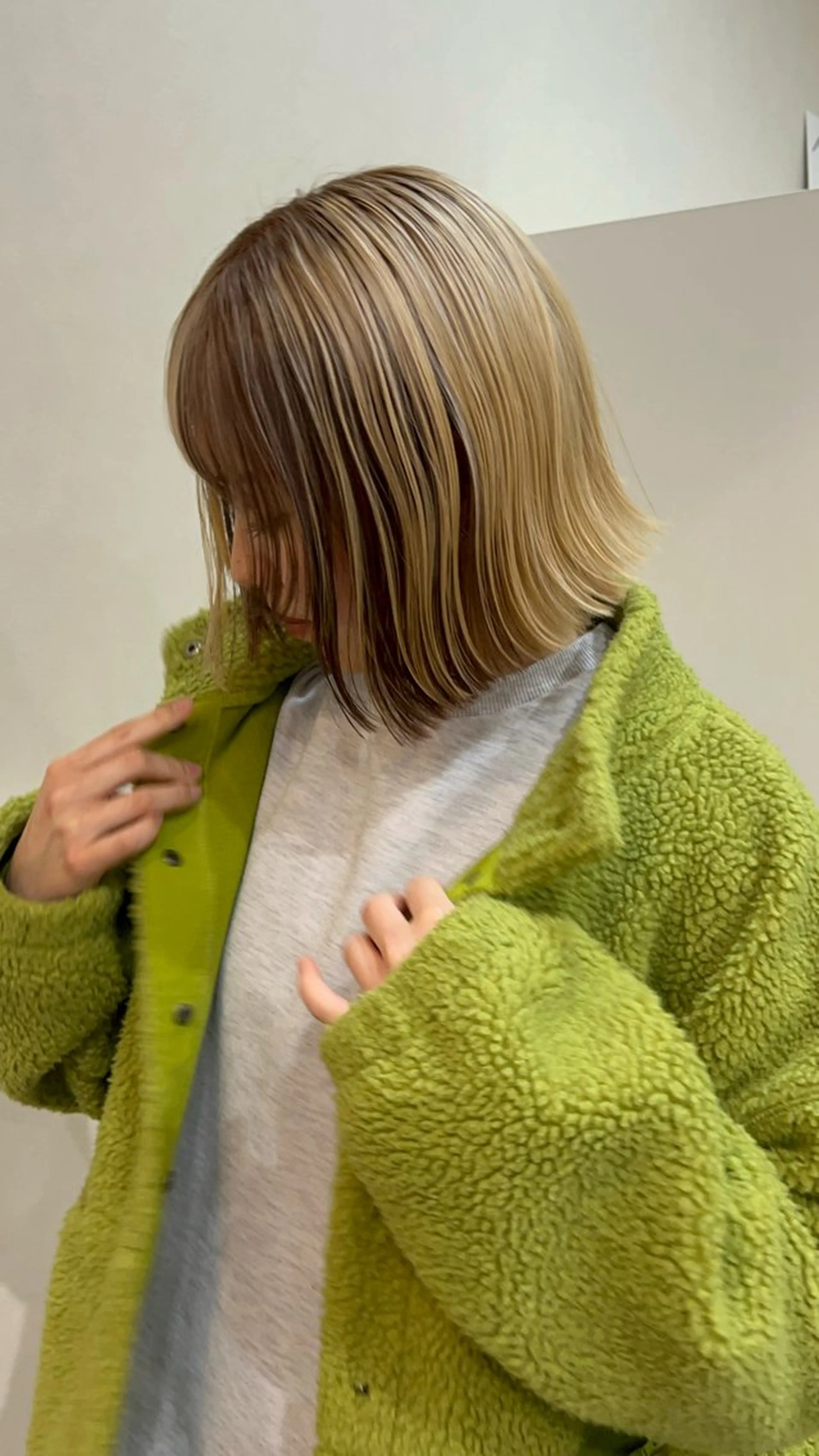 ショート カット ヘアカラー トリートメント ボブ/透明感カラー 🧸YUI❤️のヘアスタイル