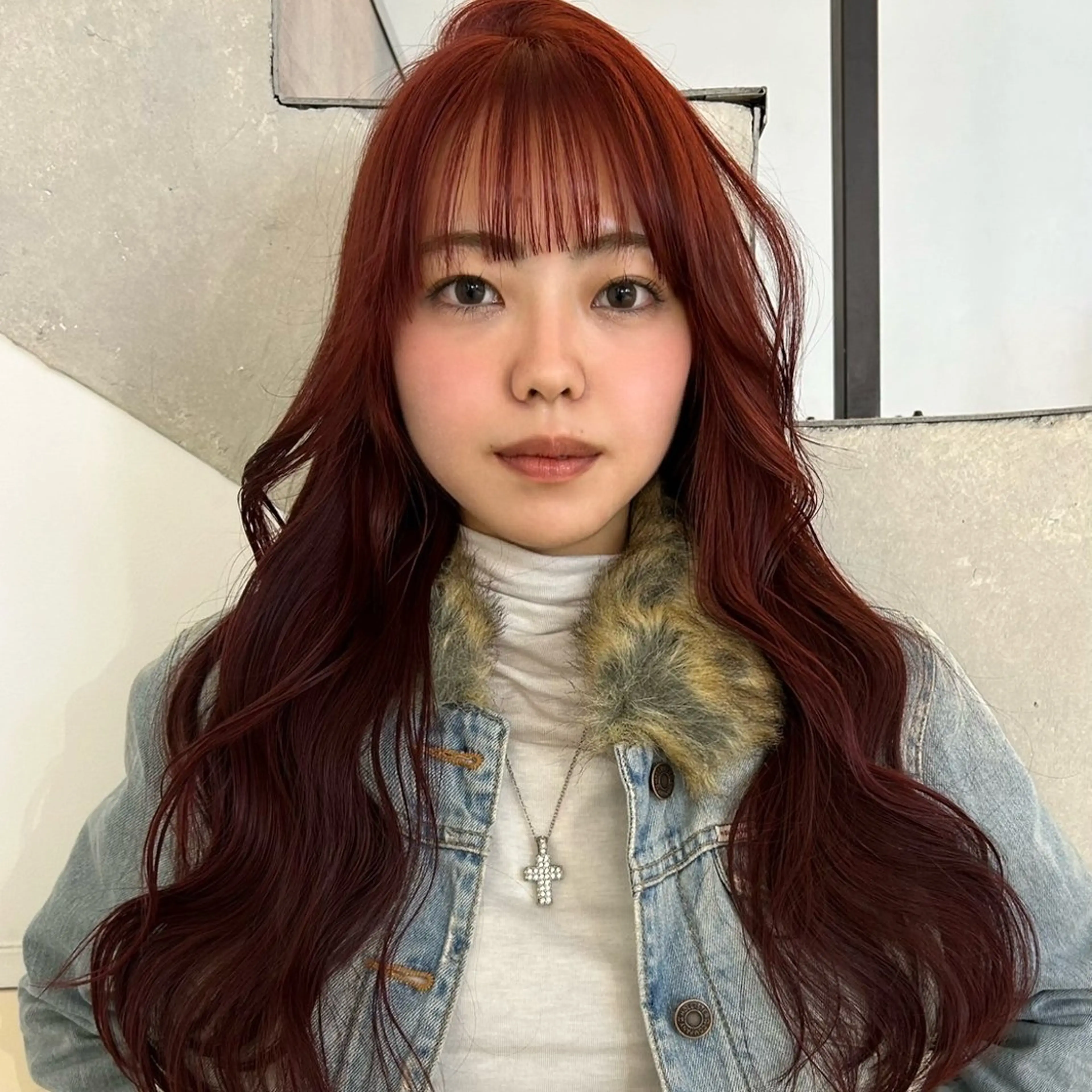 セミロング カラー ヘアカラー ブラウン/暖色/レイ ヤー/ココトキ🌺のヘアスタイル