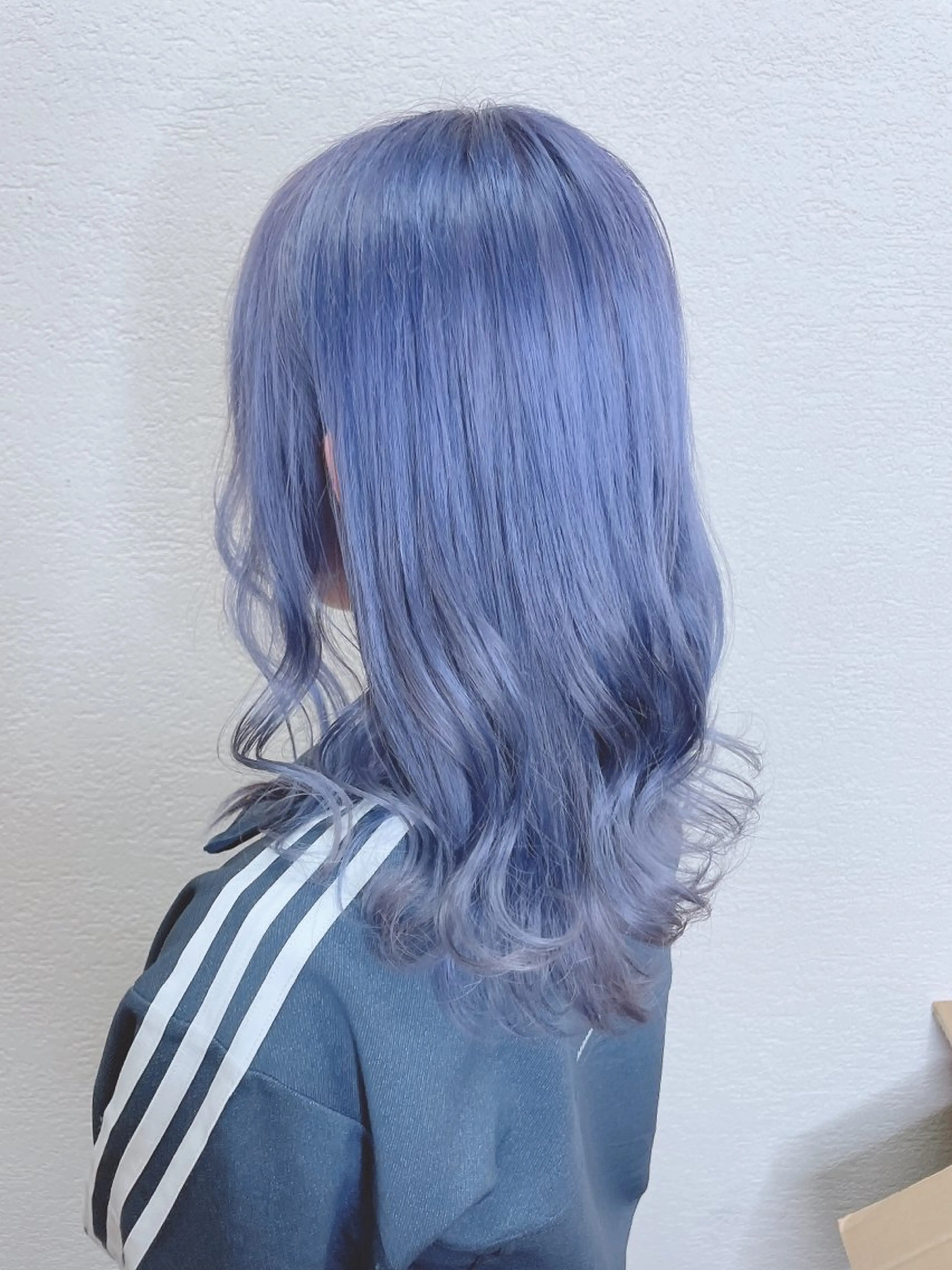 セミロング カラー ブルーカラー ブルージュ バイオレットカラー カット ヘアカラー トリートメント ❣️モードケイズ塚口 和田一将のヘアスタイル