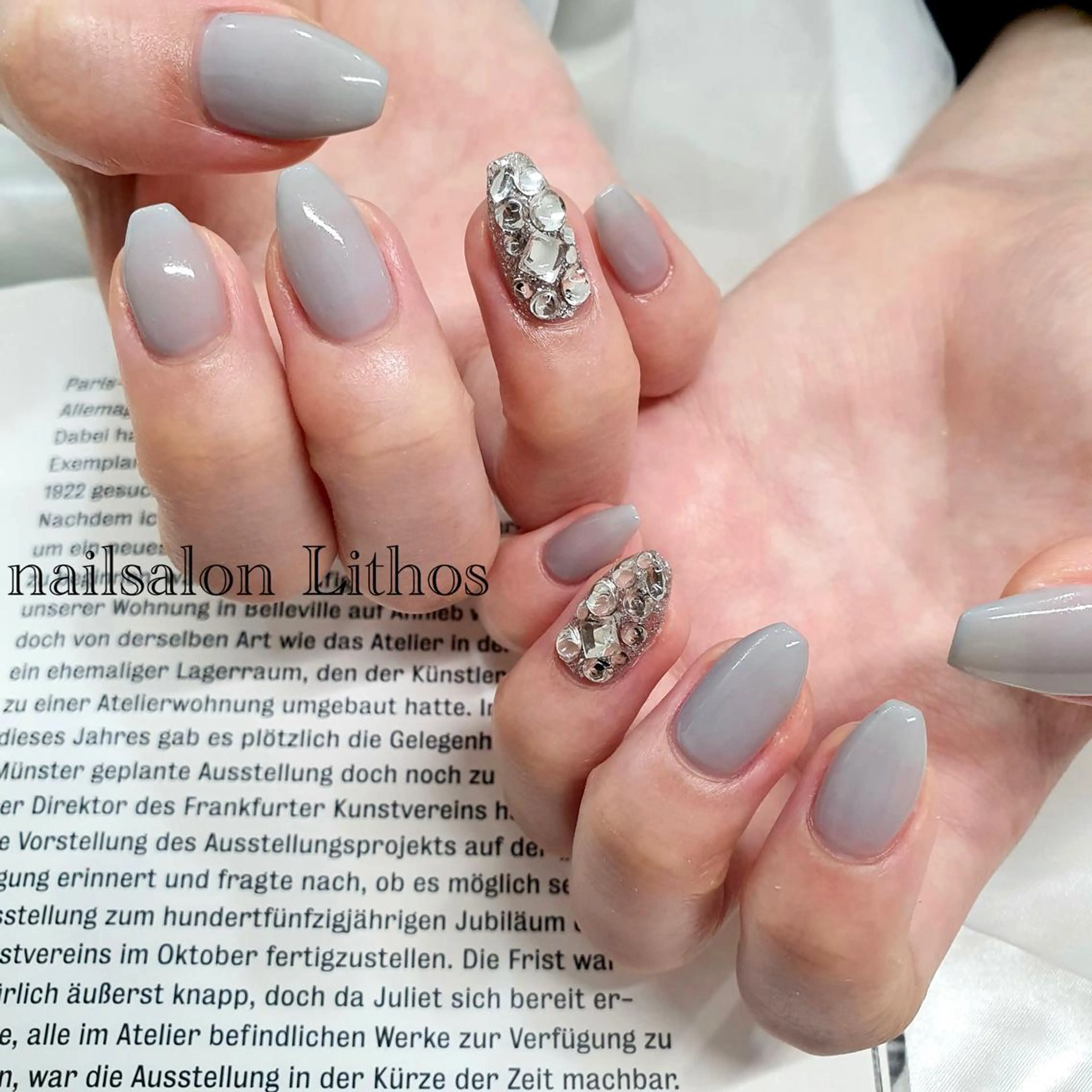 ネイル 韓国ネイル ワンホンネイル ハンドネイル nailsalon Lithos所属・nailsalon Recontreのネイルデザイン