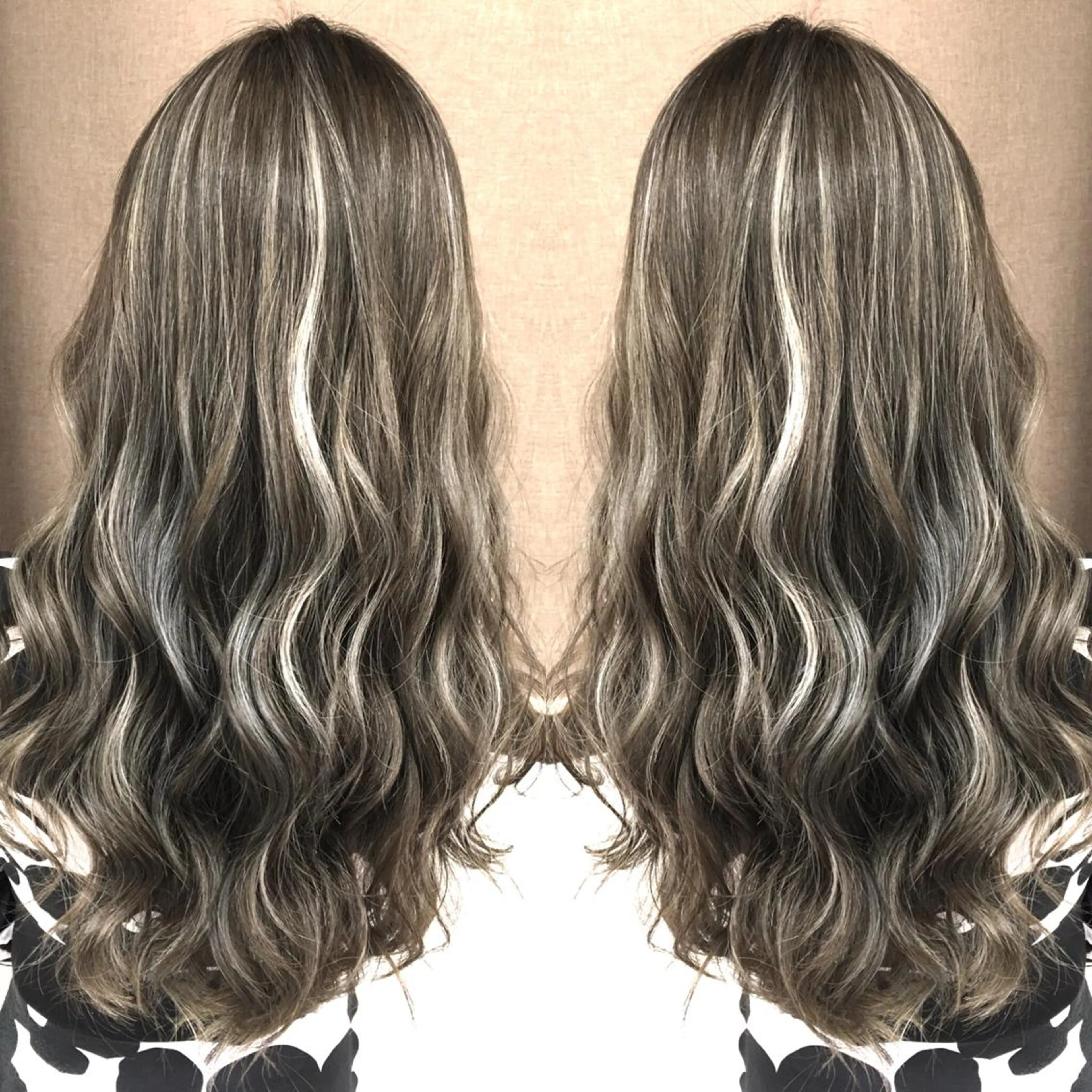 ロング カラー ハイライトカラー 3Dハイライト ハイライト カット ヘアカラー トリートメント 井上 一平のヘアスタイル