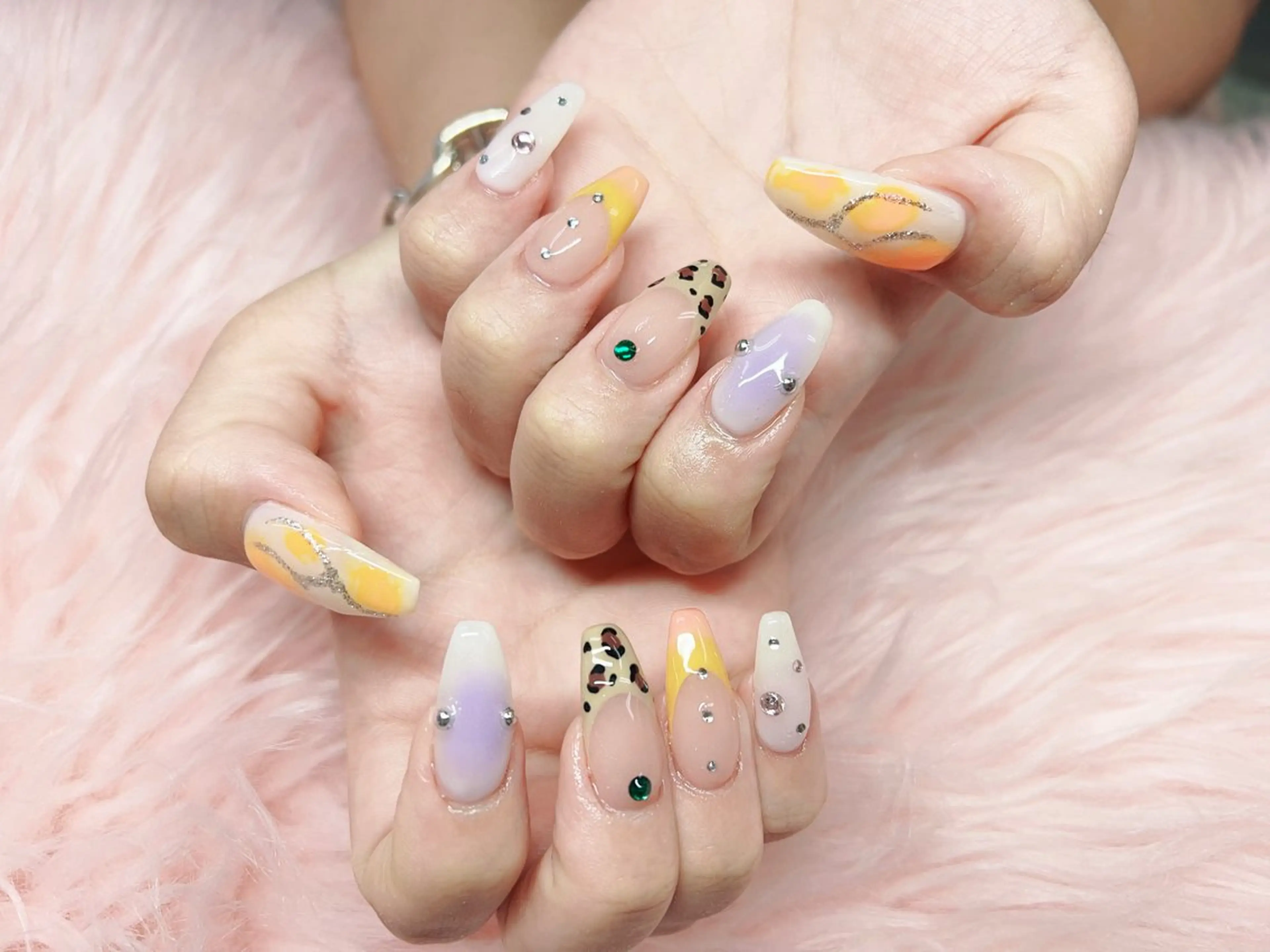 ネイル ハンドネイル ハンドケア 💜MIYA nail川崎店のネイルデザイン