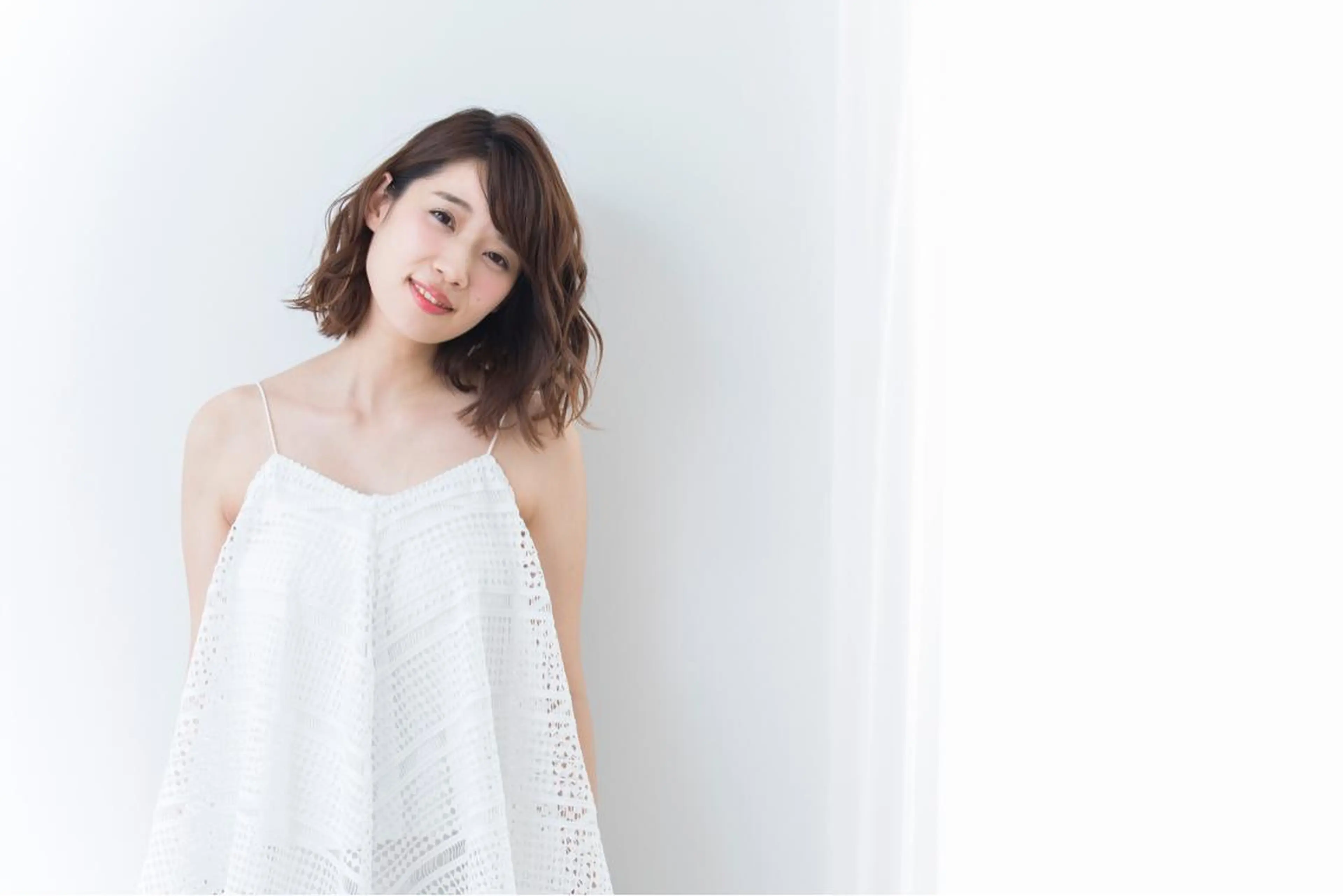 ミディアム カラー パーマ 【全席個室サロン】 NUMBER 天王寺のヘアスタイル