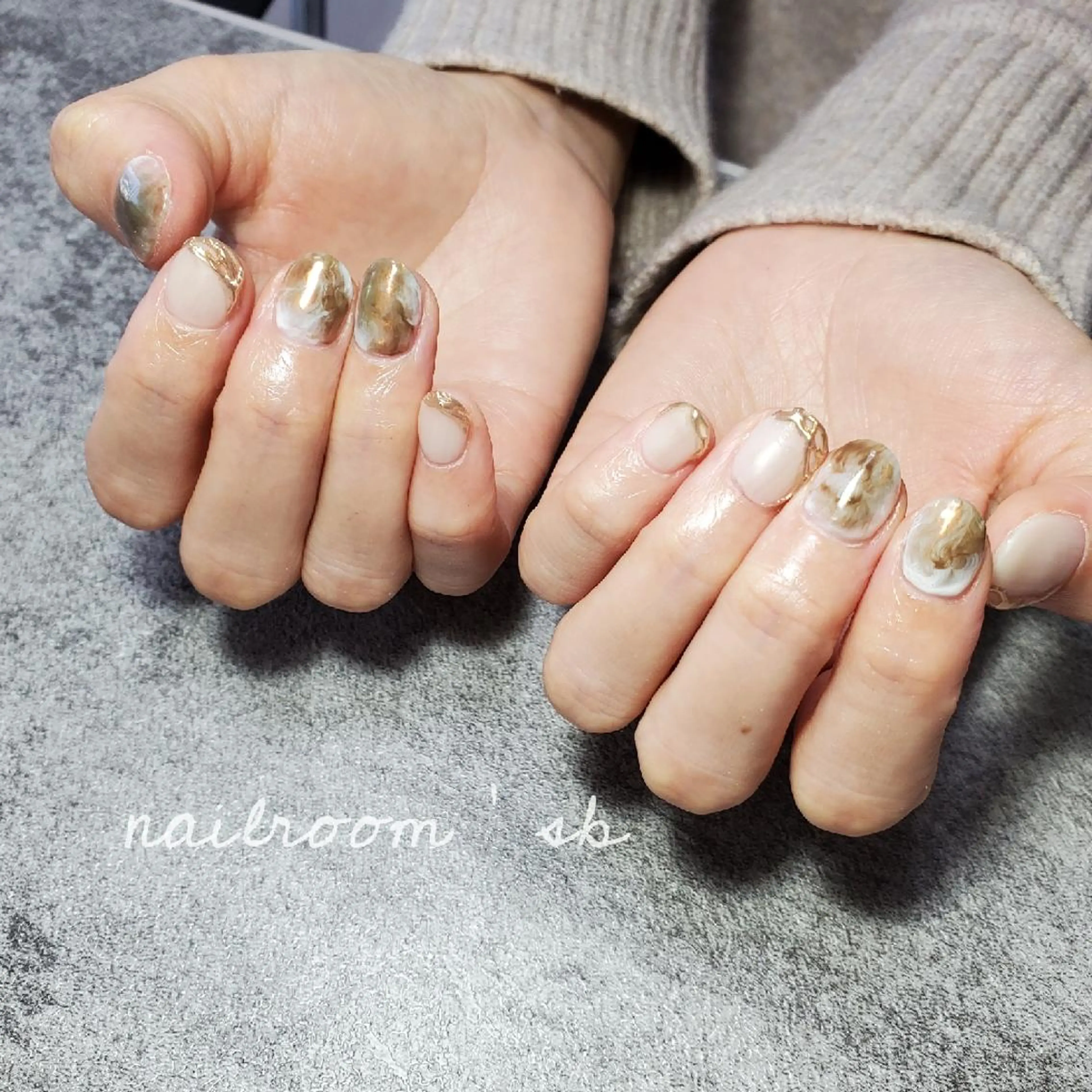 ネイル ハンドネイル nailroom‪ sb‪‪𓈒𓂂𓏸のネイルデザイン