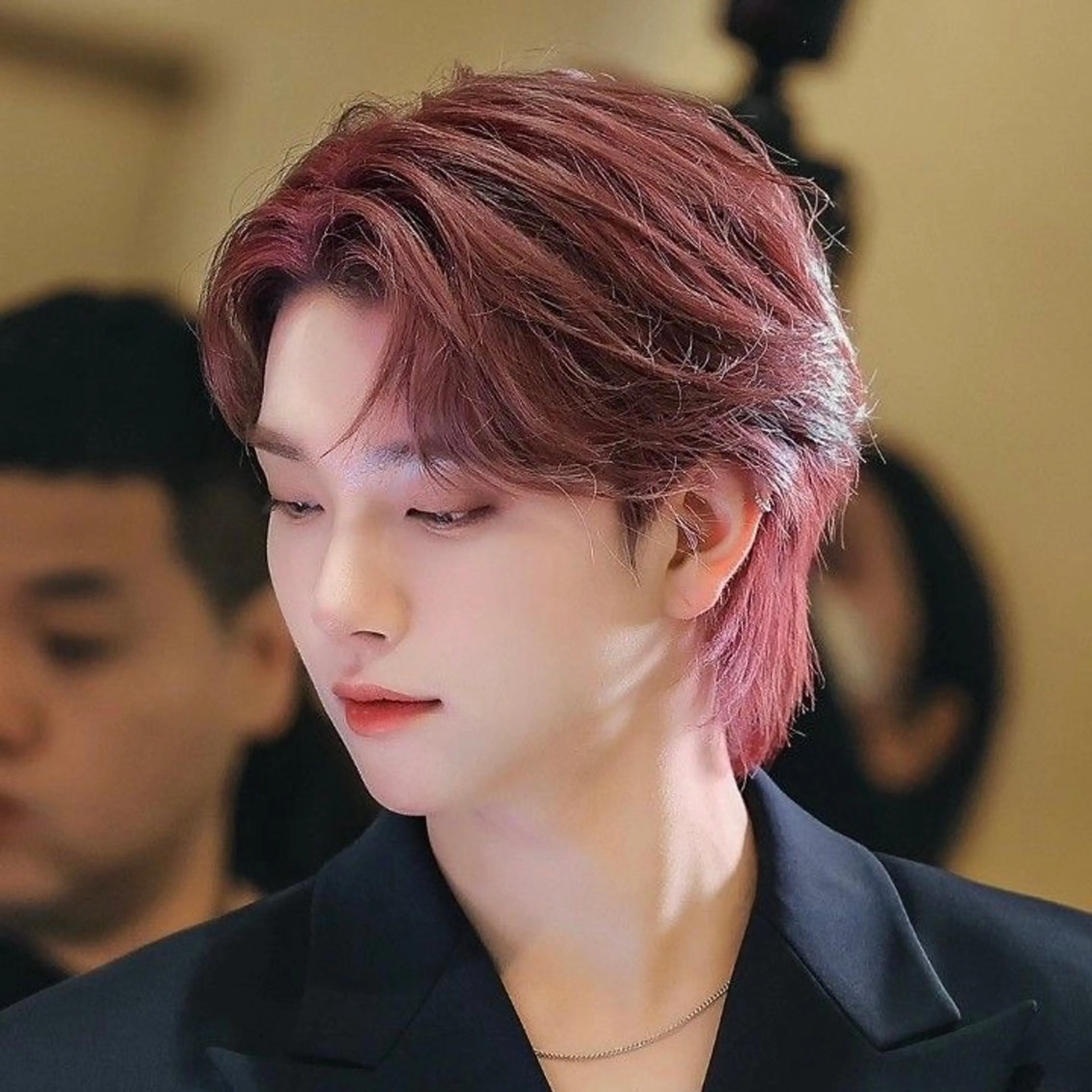 ショート カラー メンズ 岡田大志🇰🇷 中/韓メンズヘアのヘアスタイル