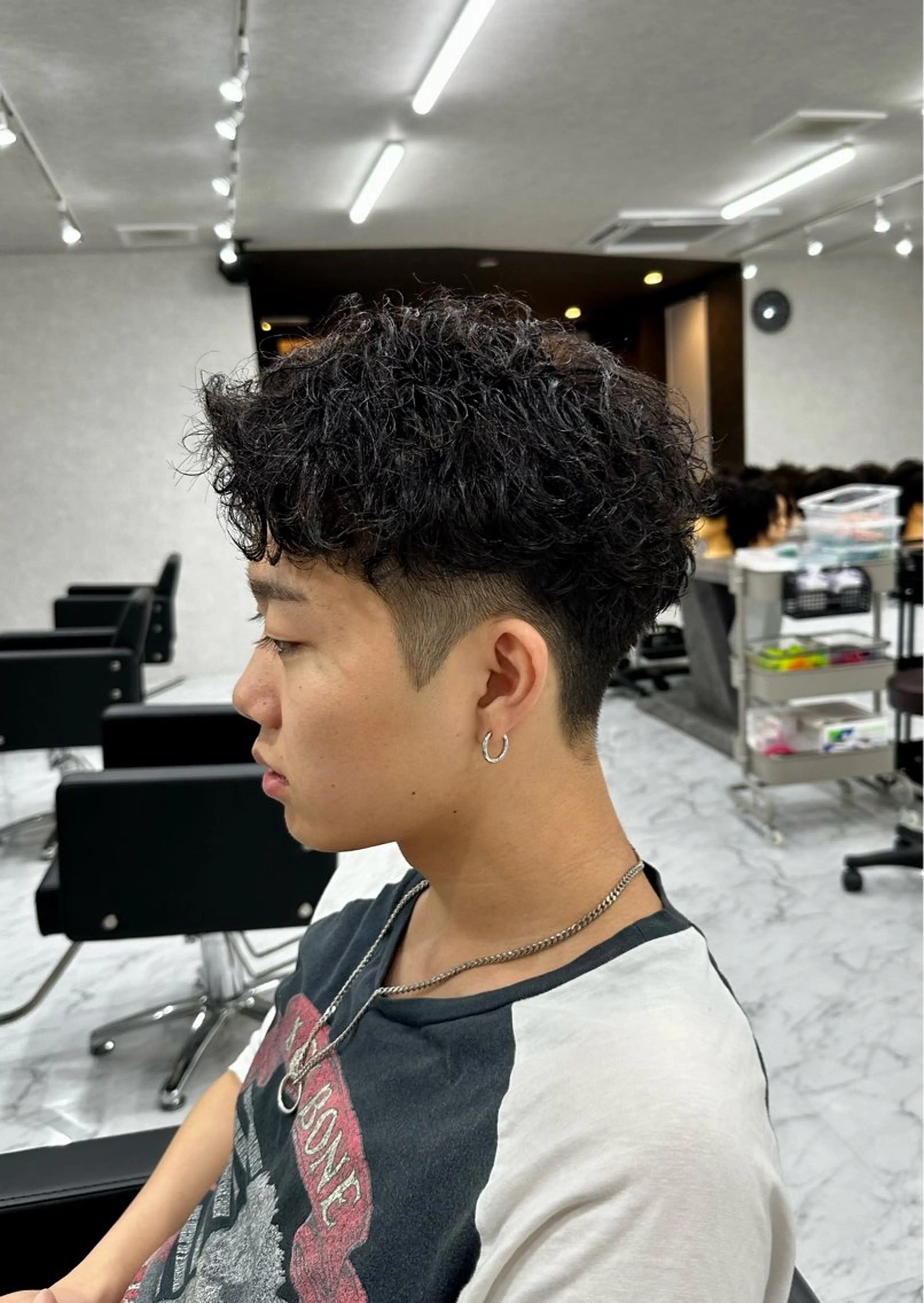 パーマ メンズ カット パーマ 🔥メンズ専門🔥 永長　涼のヘアスタイル