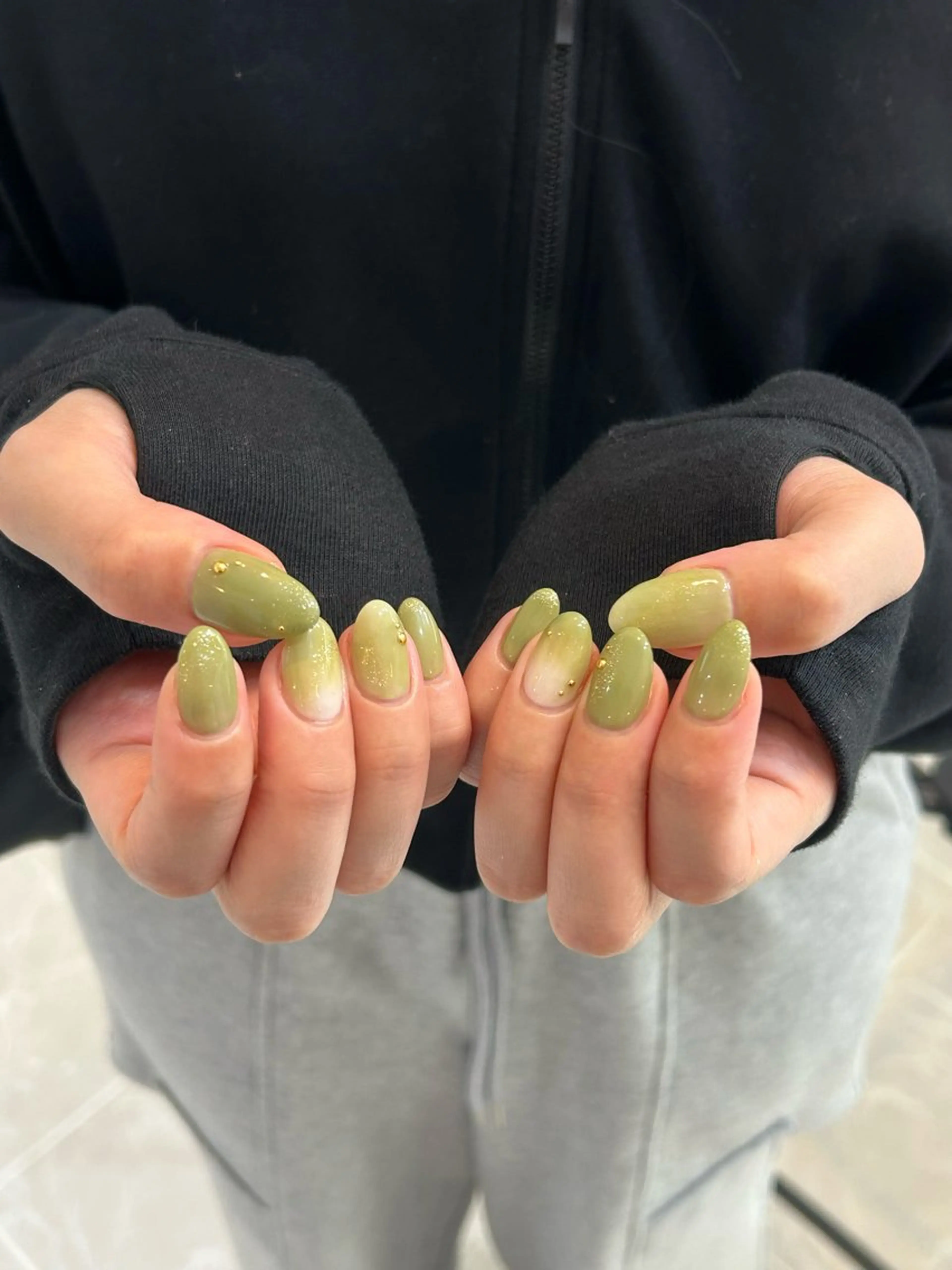 ネイル ニュアンスネイル CLALA Yuri🩶のネイルデザイン