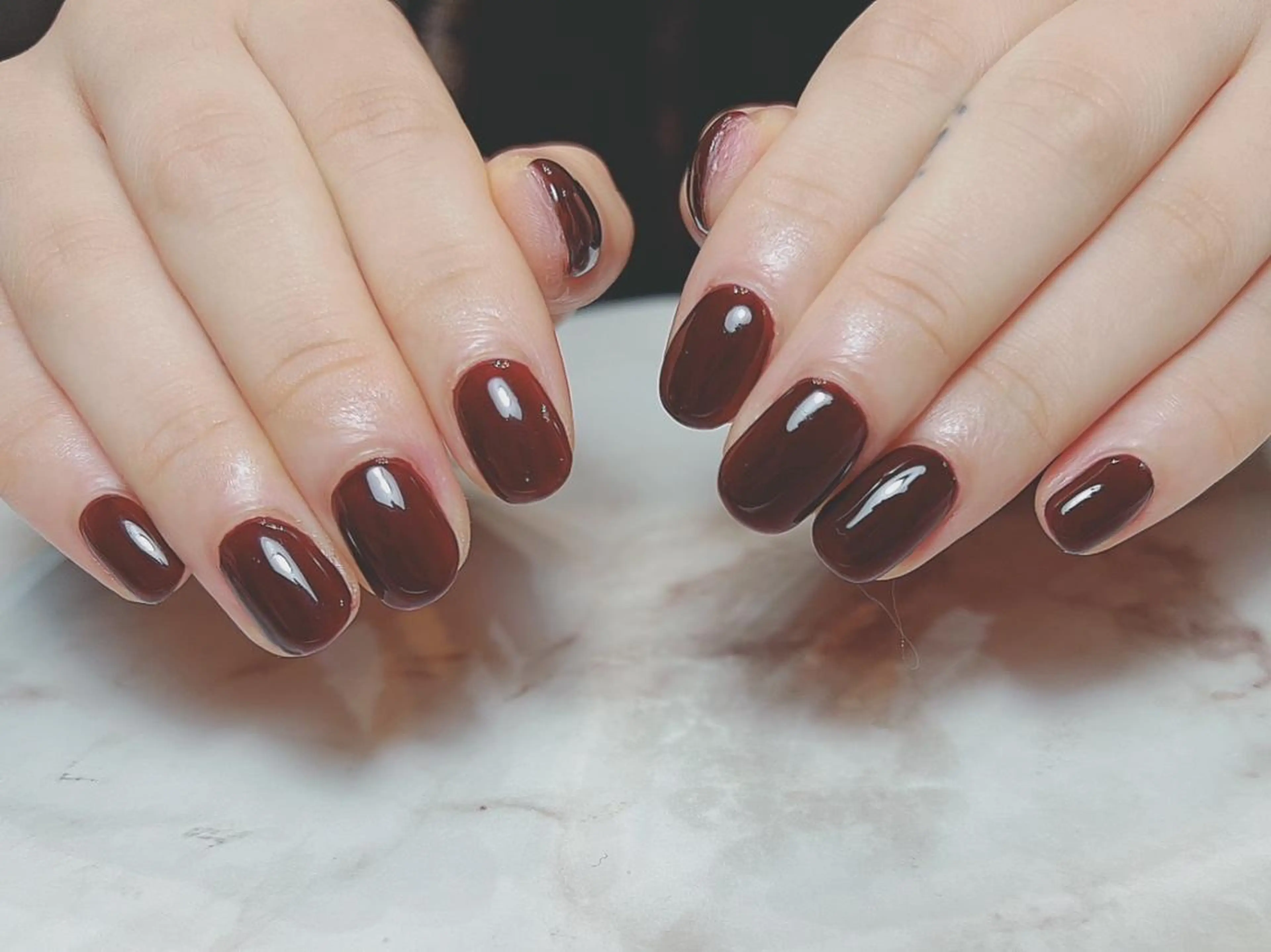 ネイル アートネイル ジェルネイル 持ち込み ニュアンスネイル パラジェル Nailist Honamiのネイルデザイン