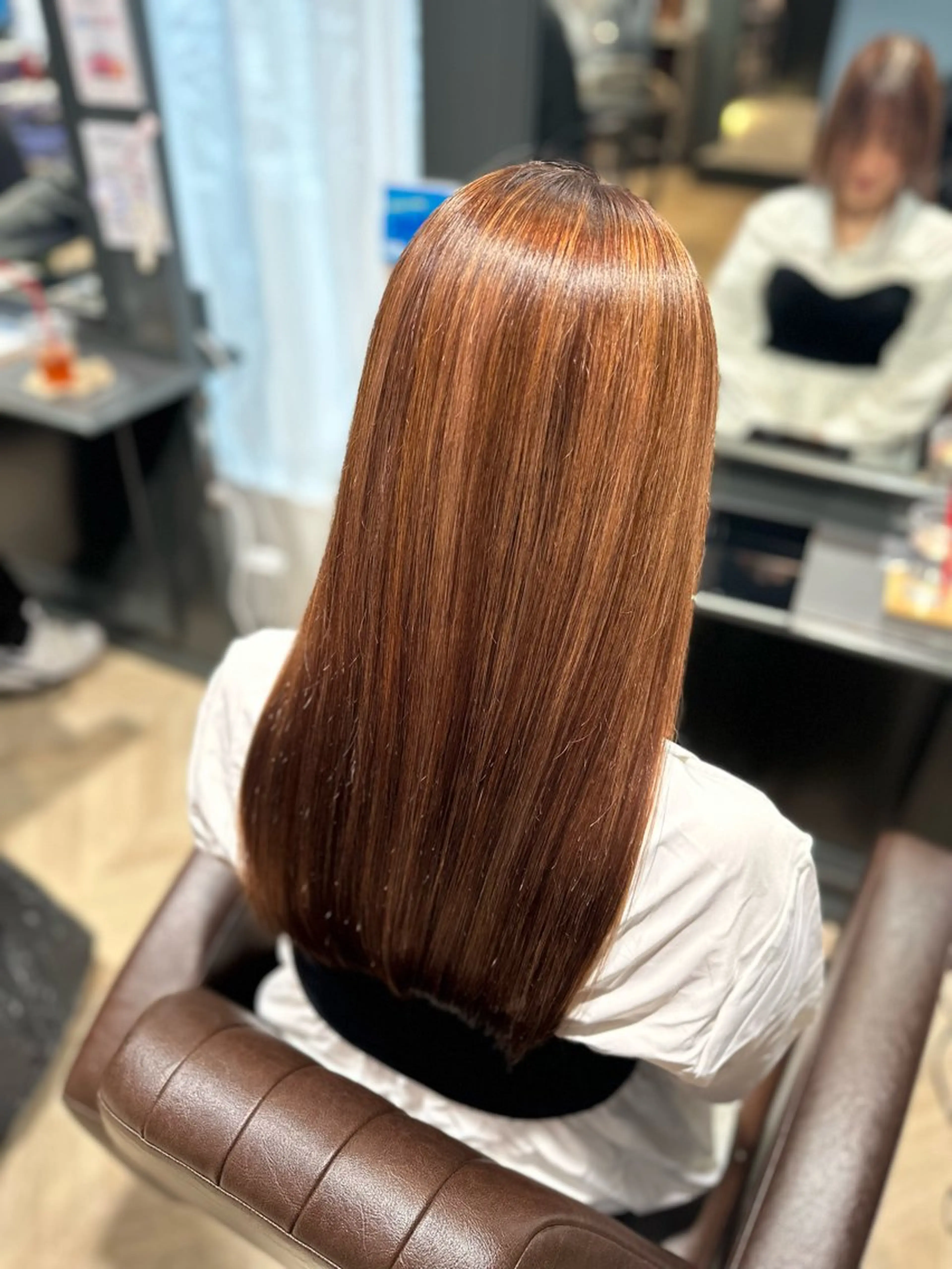 ロング ハイライト 髪質改善/レイヤー カット/川上京香のヘアスタイル