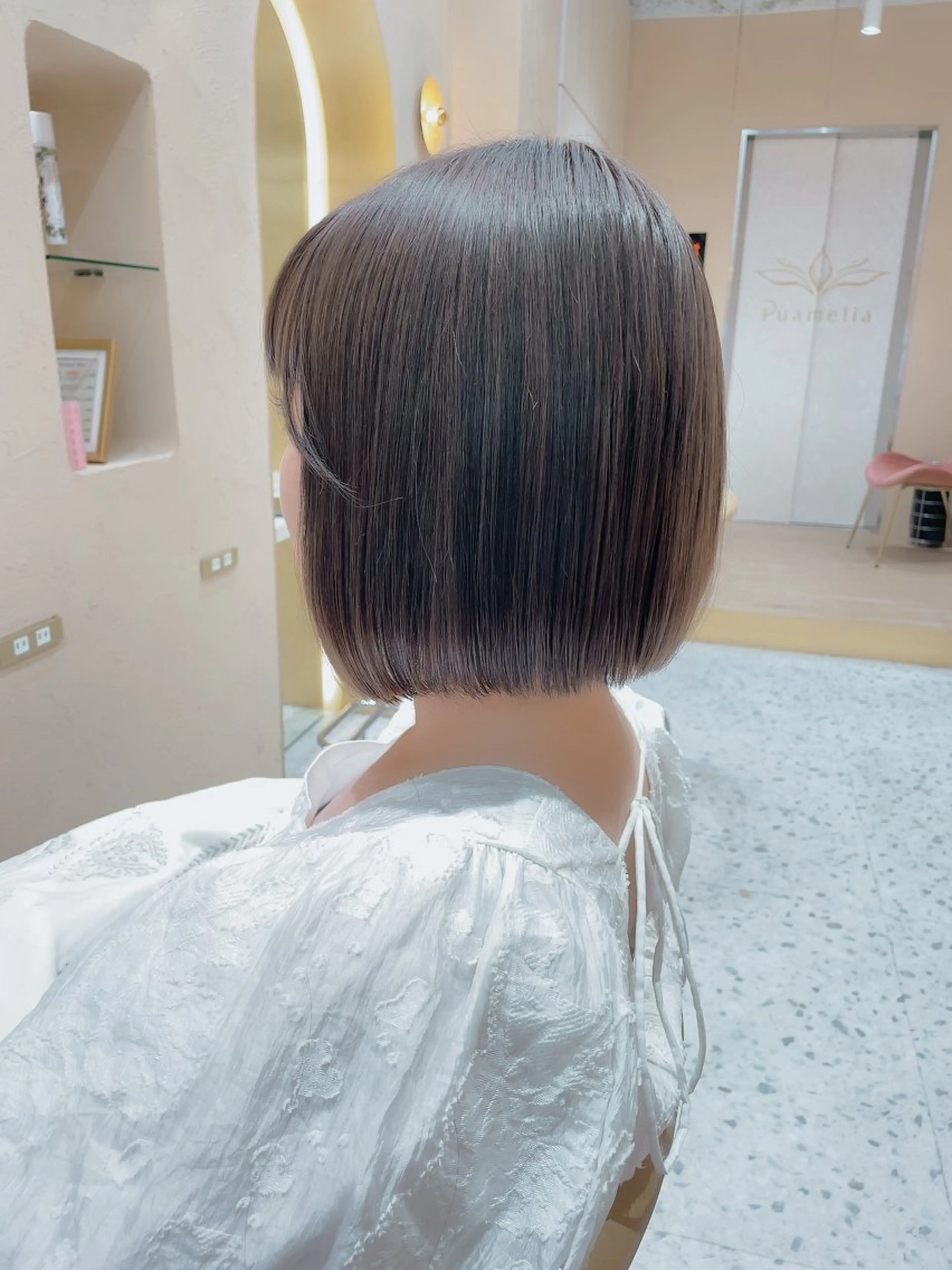 ショート カラー カット ヘアカラー トリートメント 韓国ヘア/髪質改善 /Harunaのヘアスタイル