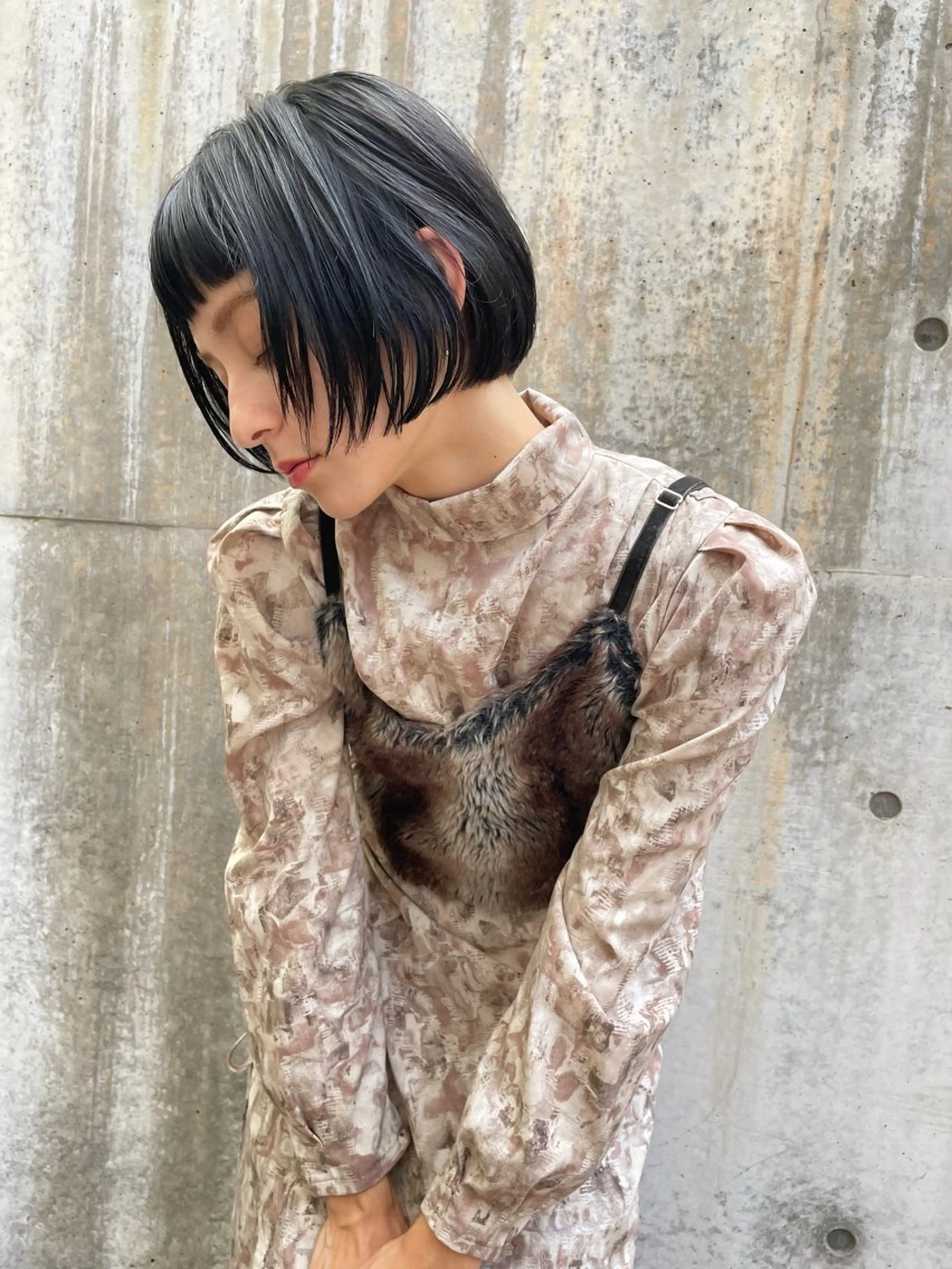 ショート カラー ショート/ボブ専門 宮脇美奈/南船場のヘアスタイル