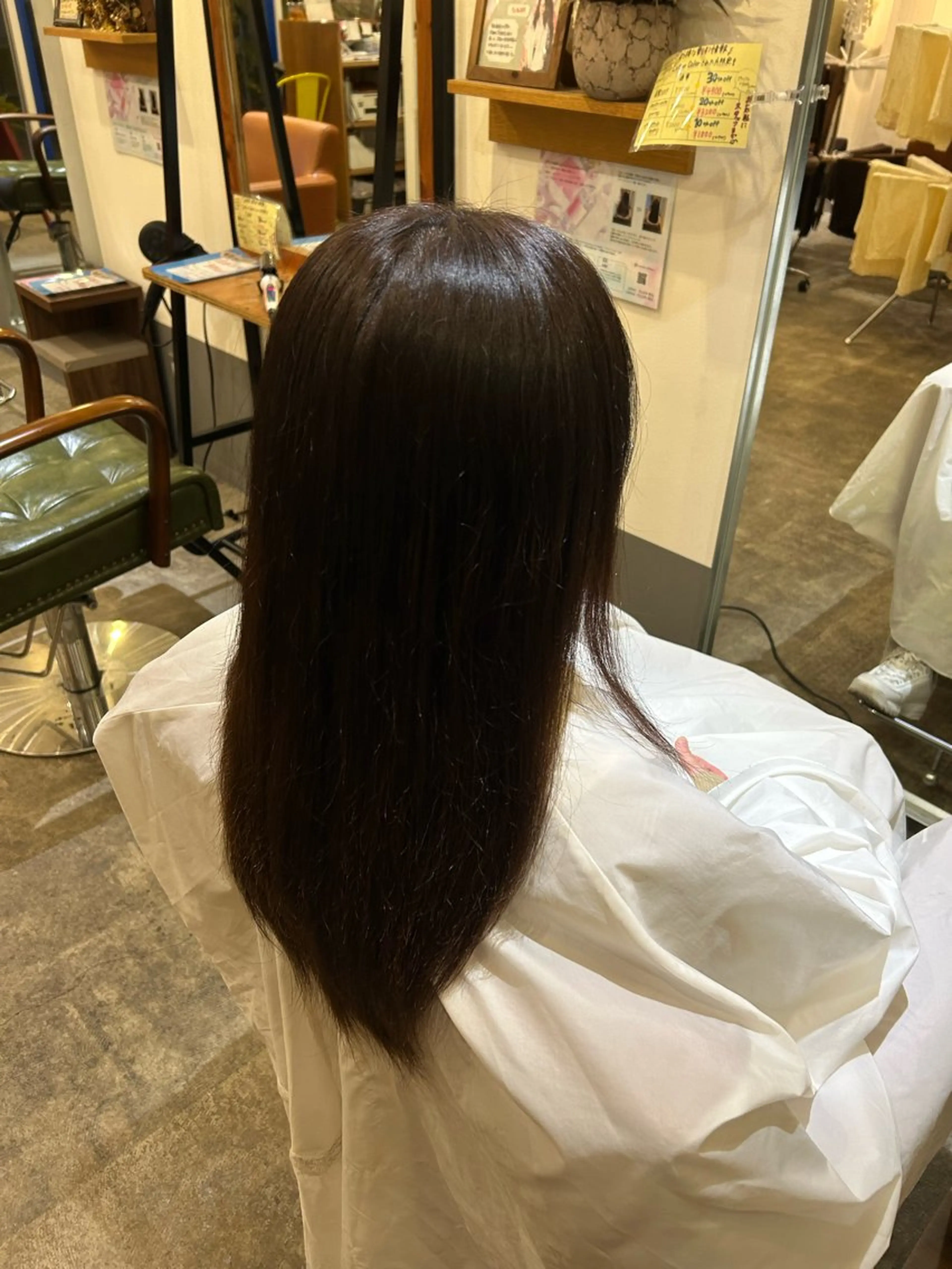 ロング カラー アッシュ 透明感カラー ホワイトアッシュ HashTAG miyuのヘアスタイル