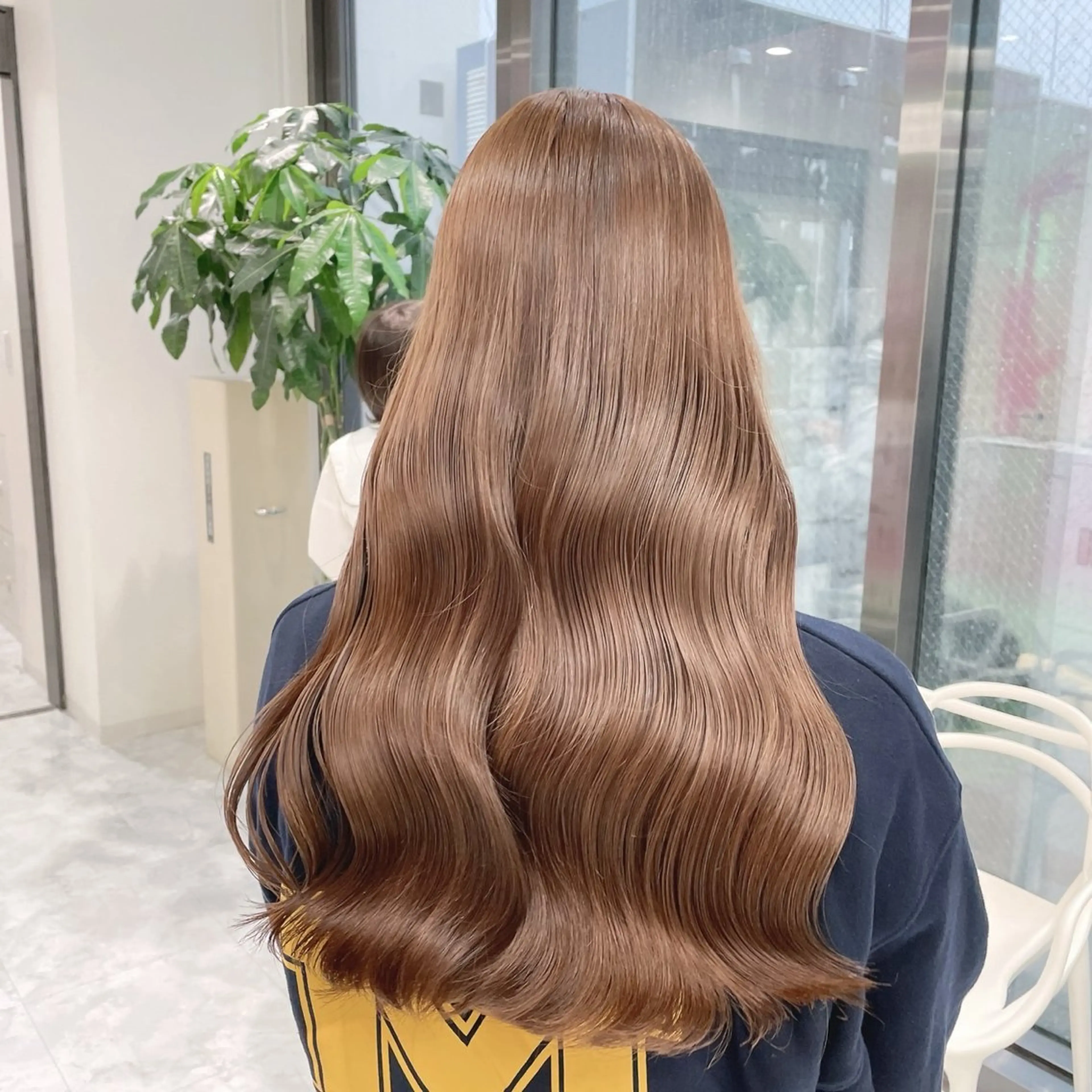 🌈ブリーチしたのに艶々🌈ダブルカラー＋髪質改善トリートメント🫧の写真