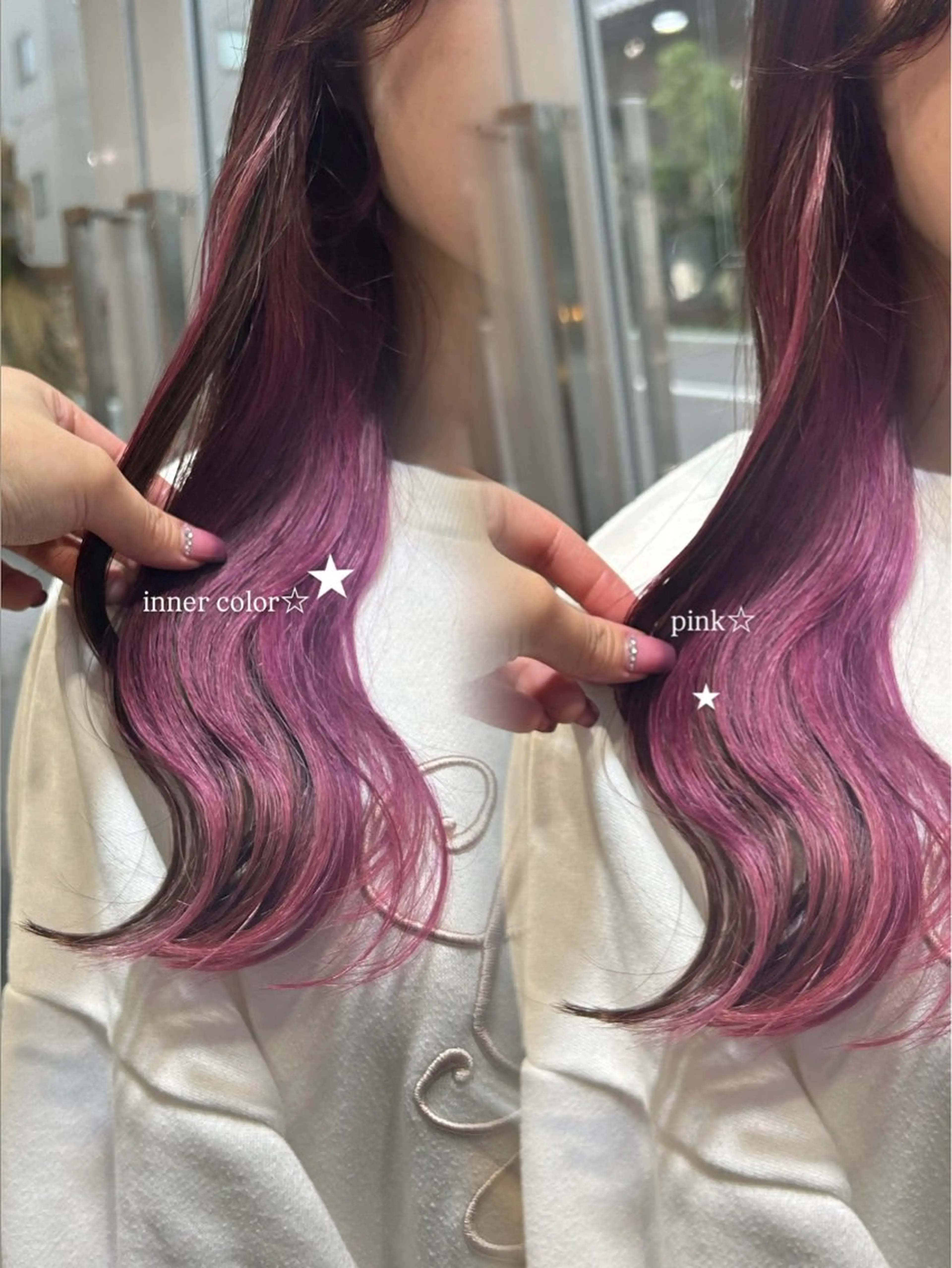 ブリーチカラー(ブリーチ1回)+艶感カラー✨の写真