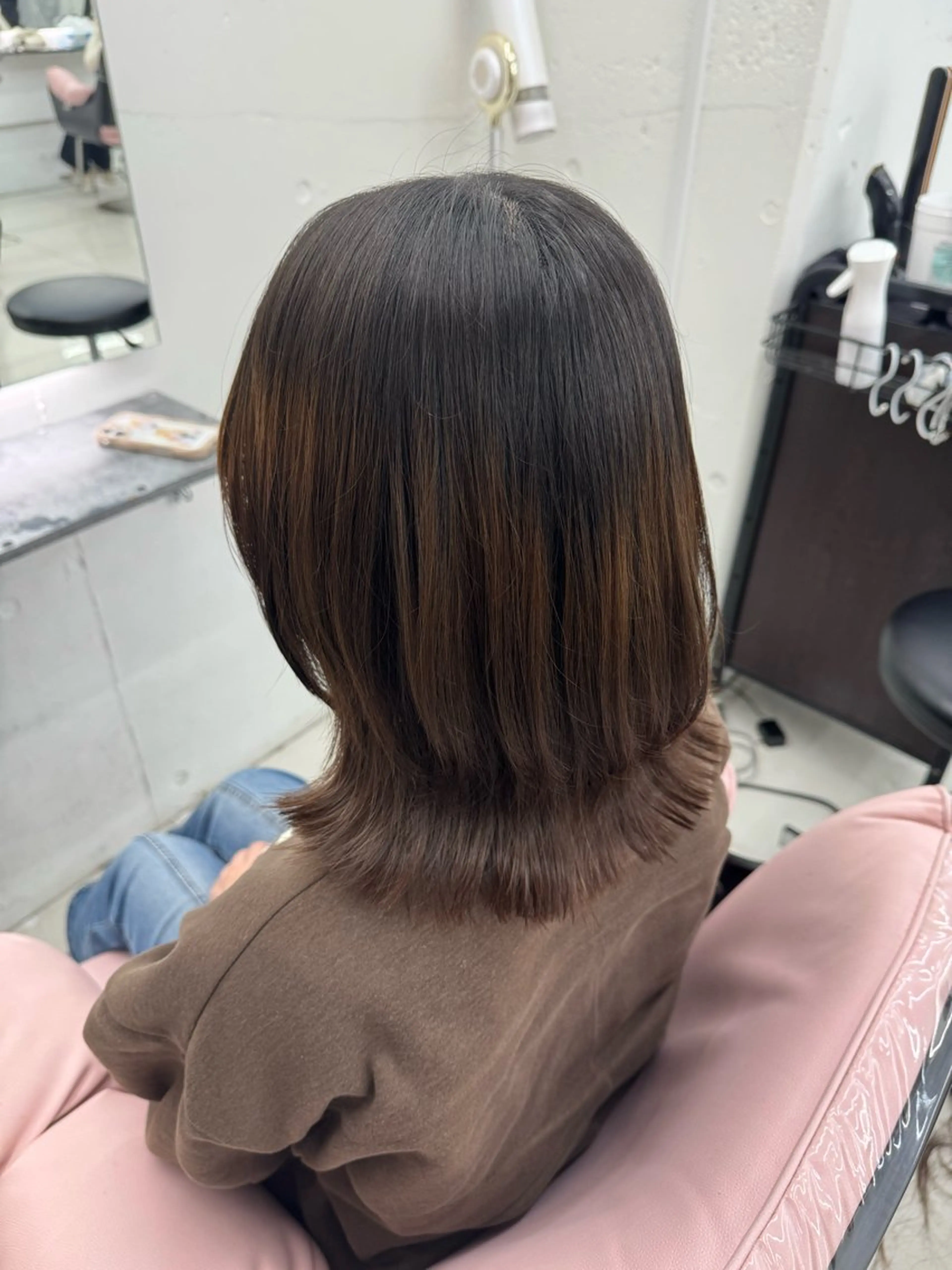 ミディアム 外ハネヘア Nene カットモデル募集中のヘアスタイル