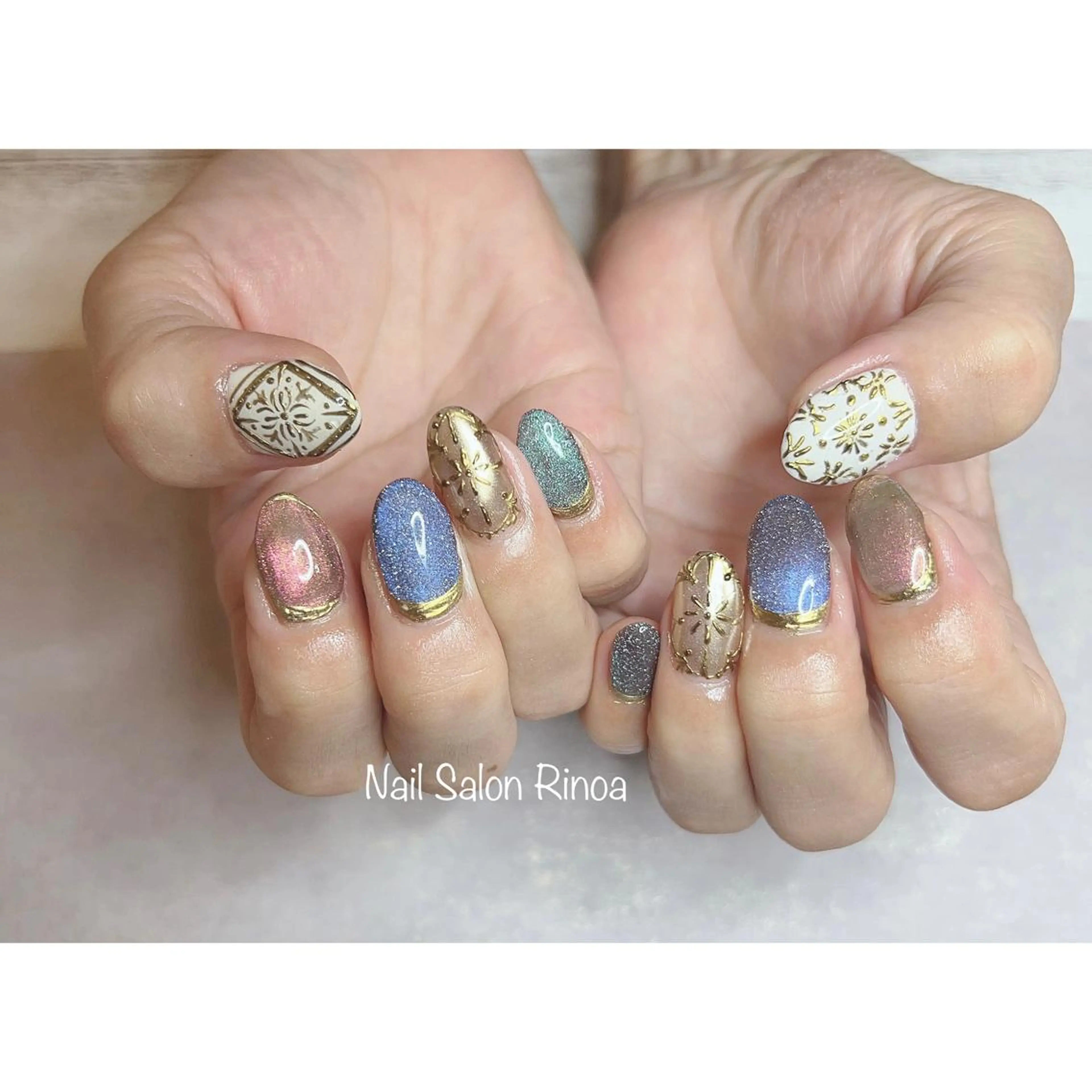ネイル ハンドネイル フットネイル Nail Salon Rinoaのネイルデザイン