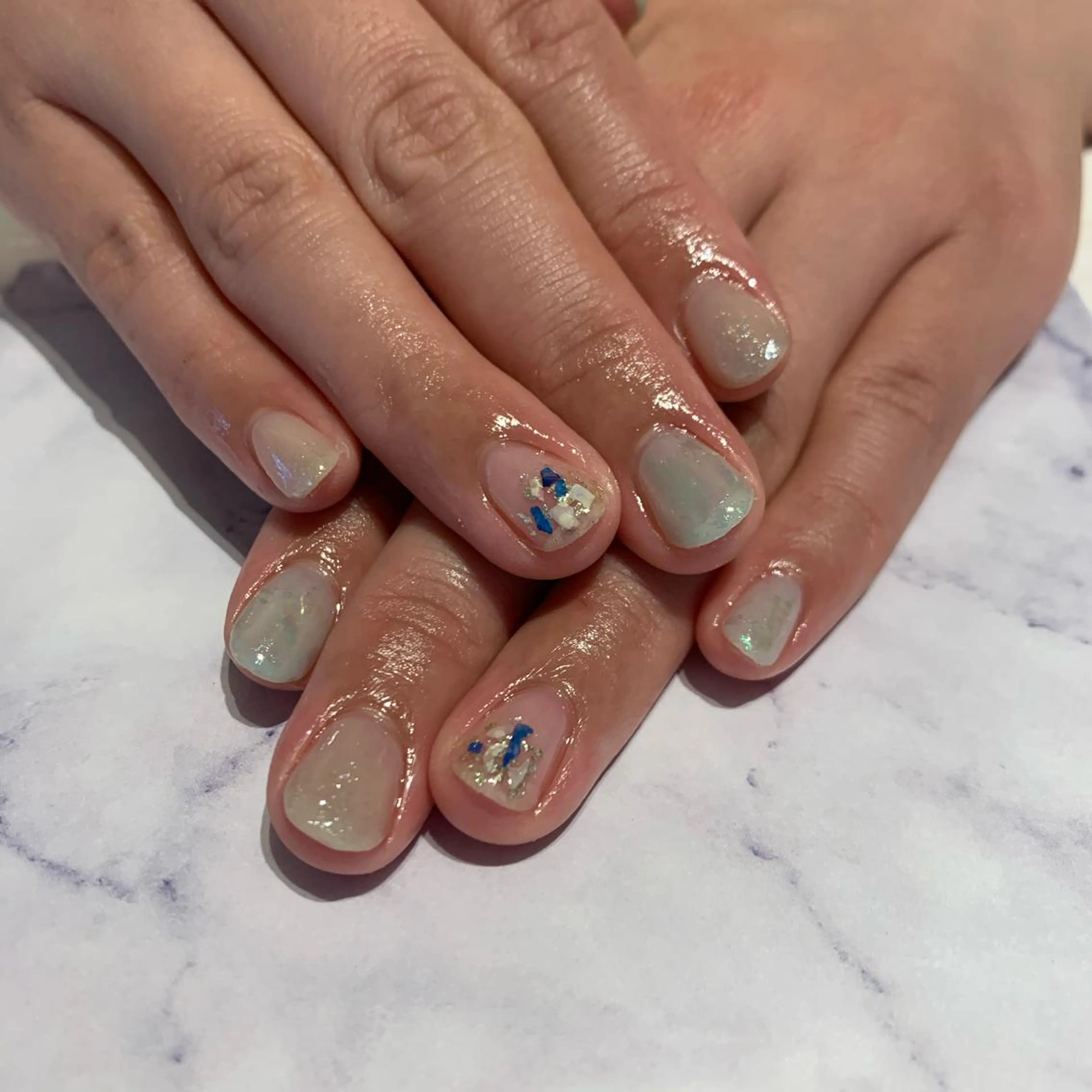 ネイル ハンドネイル imymemine所属・渡邊 束紗のネイルデザイン