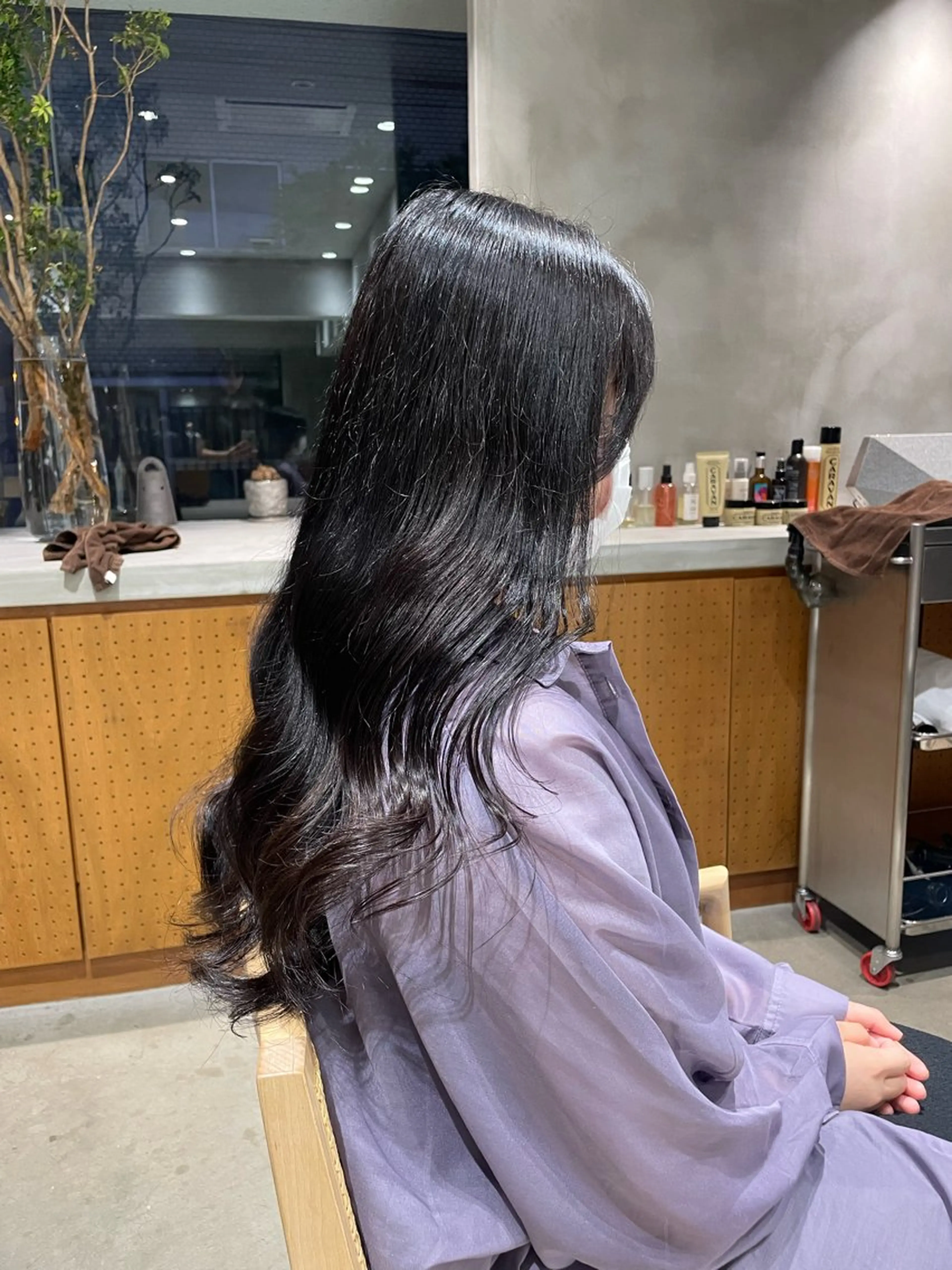 ロング カラー 頼金 愛海のヘアスタイル