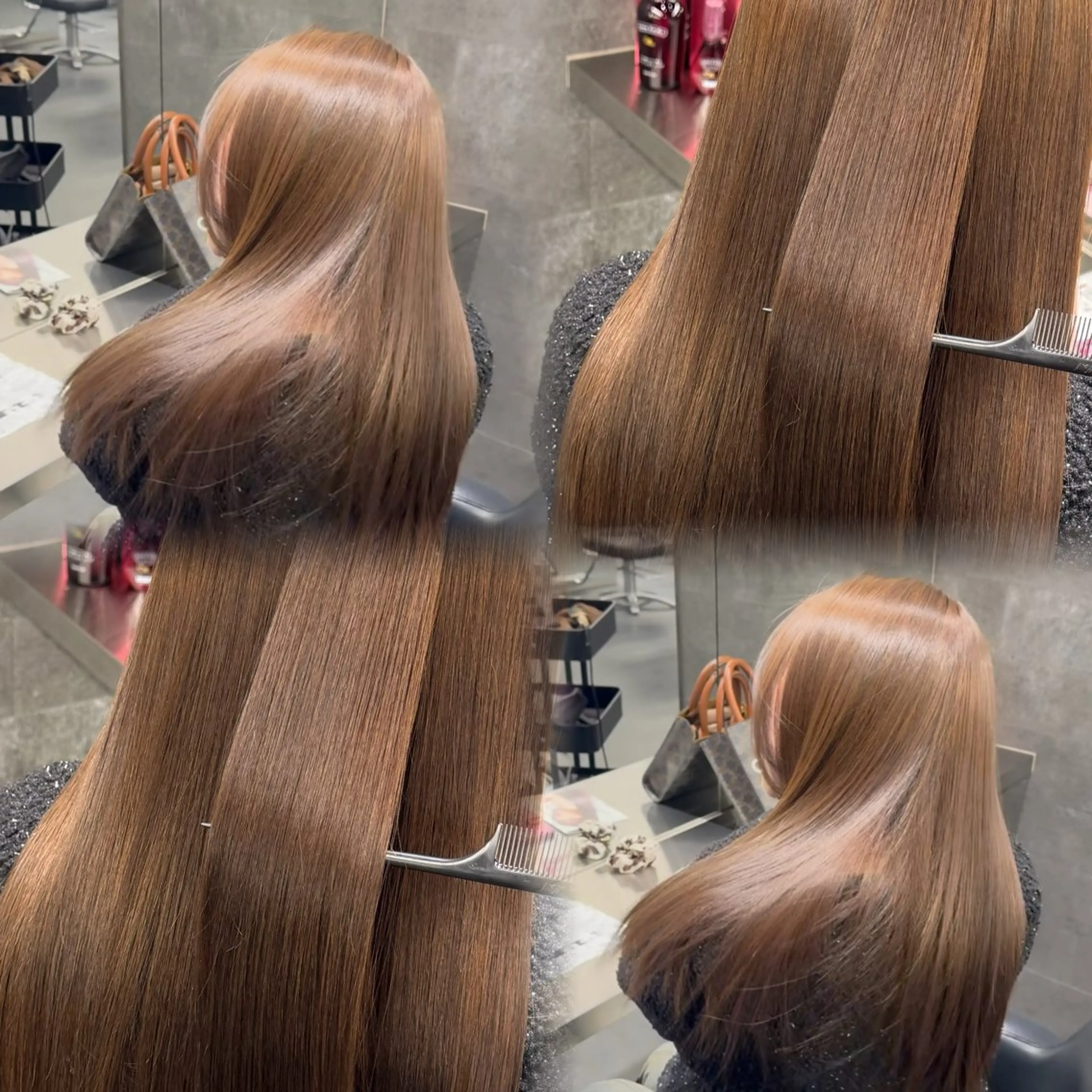 カラー ブリーチ 髪質改善 ヘアカラー トリートメント SKNOW所属・艶カラー🤍/ 韓国ヘア🎀めいのヘアスタイル