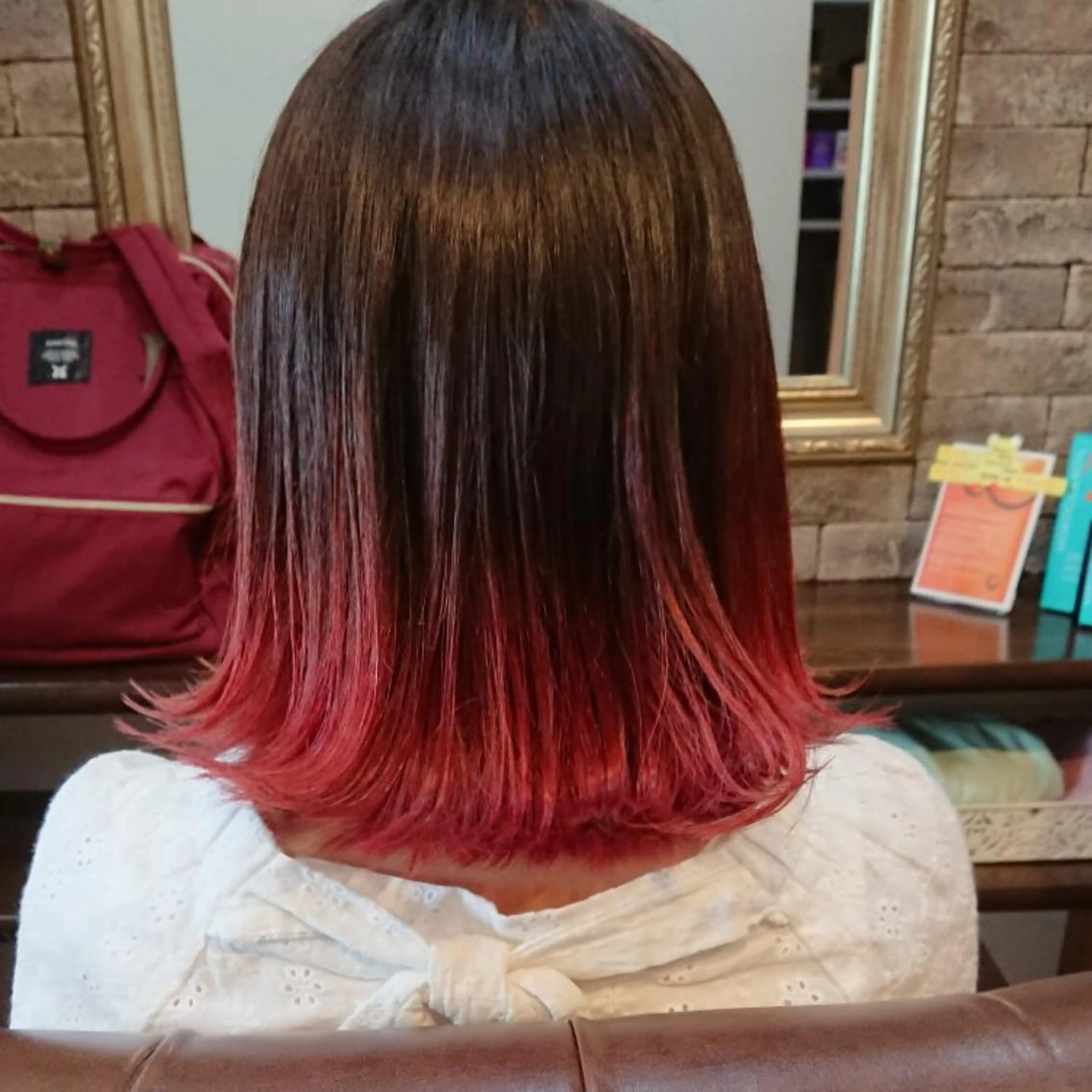 ショート カラー ハイライトカラー ピンクカラー ハイライト ヘアカラー トリートメント 美髪 カラーリストのヘアスタイル